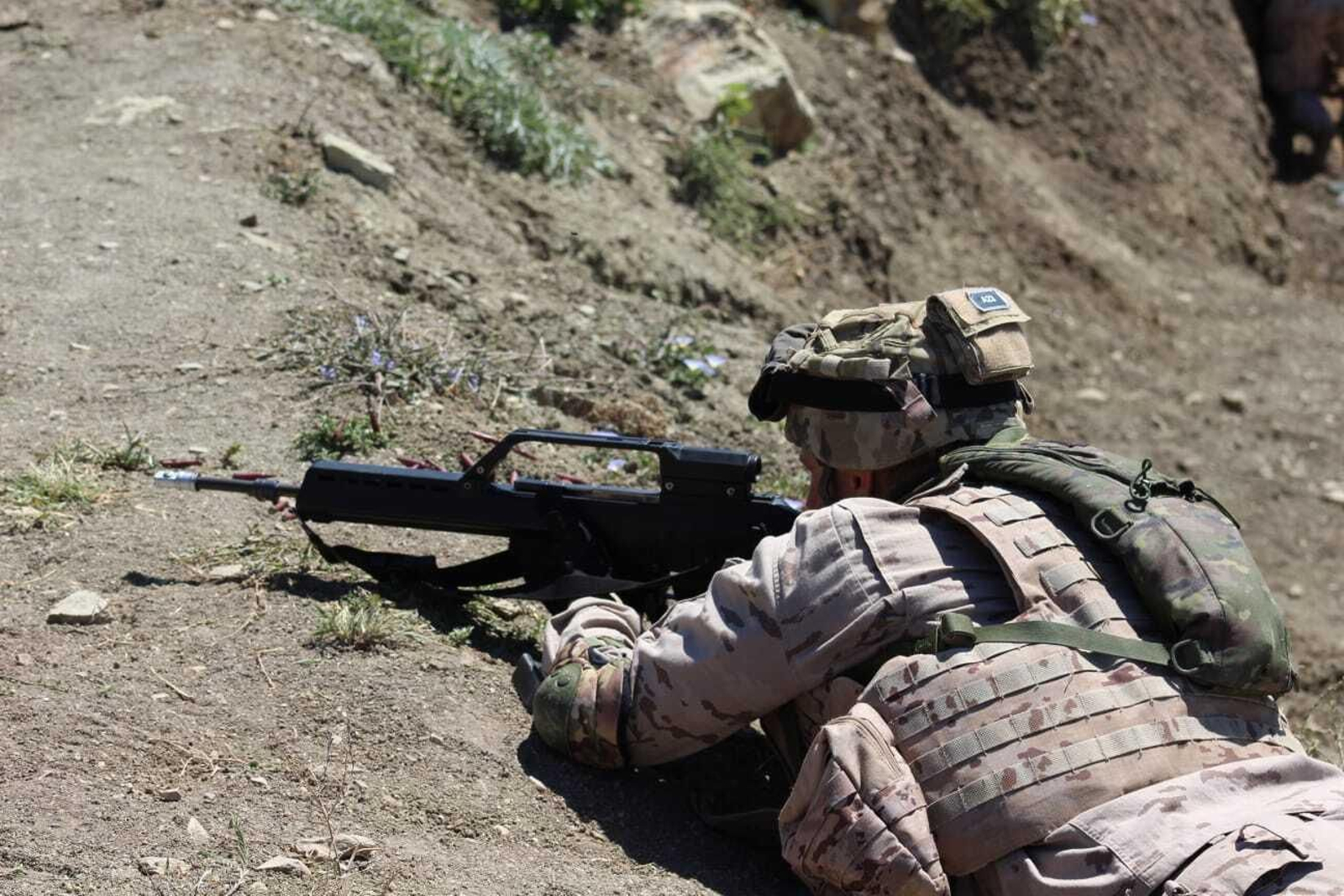 Imágenes de la formación a militares de Ucrania en Barbate