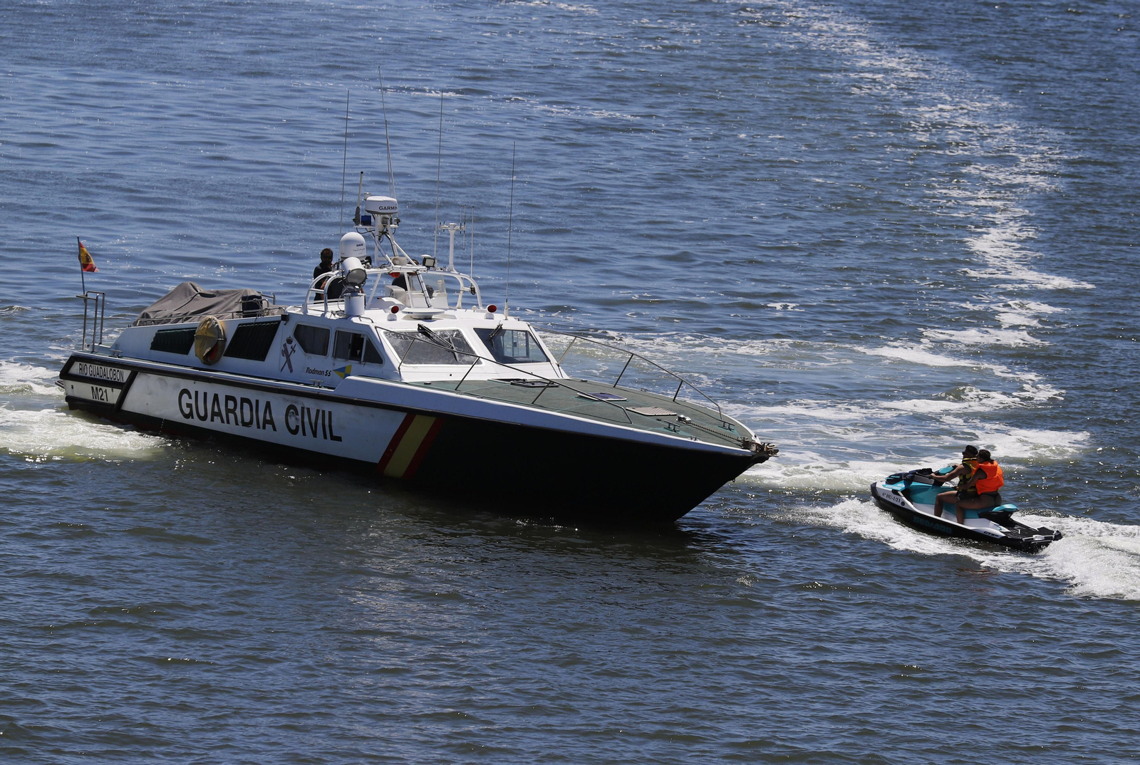 Una patrullera de la Guardia Civil.