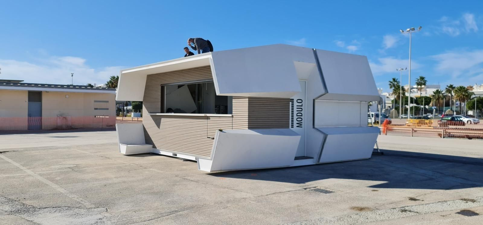 Uno de los módulos instalados.