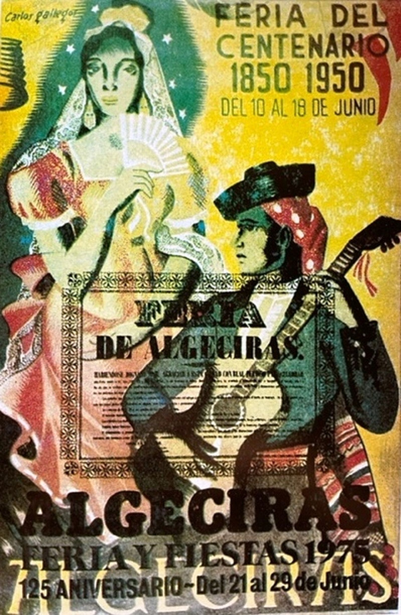 Cartel de Feria 1975 (Carlos Gallegos).
