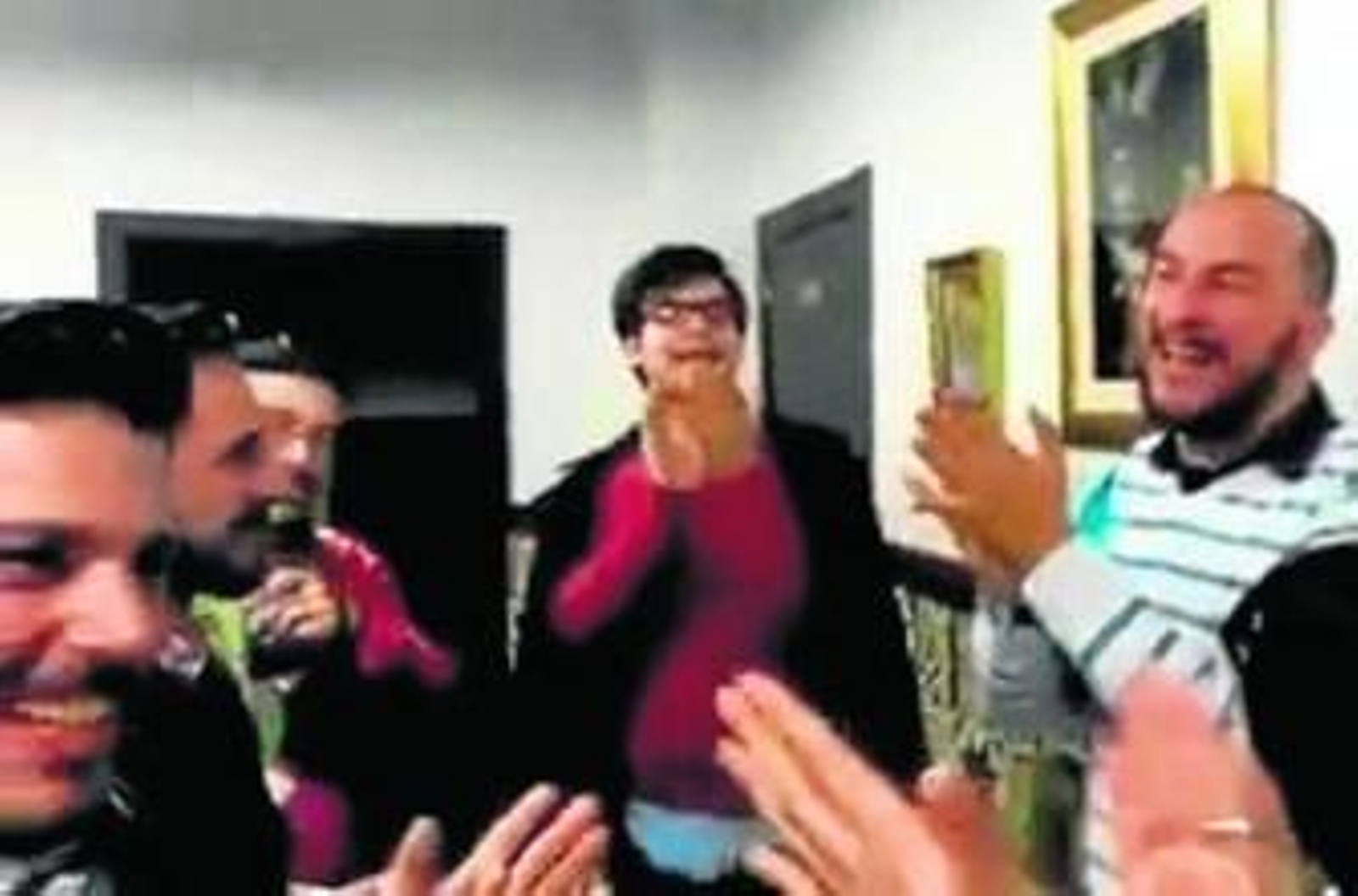 Imagen capturada del vídeo que se ha difundido por las redes sociales.