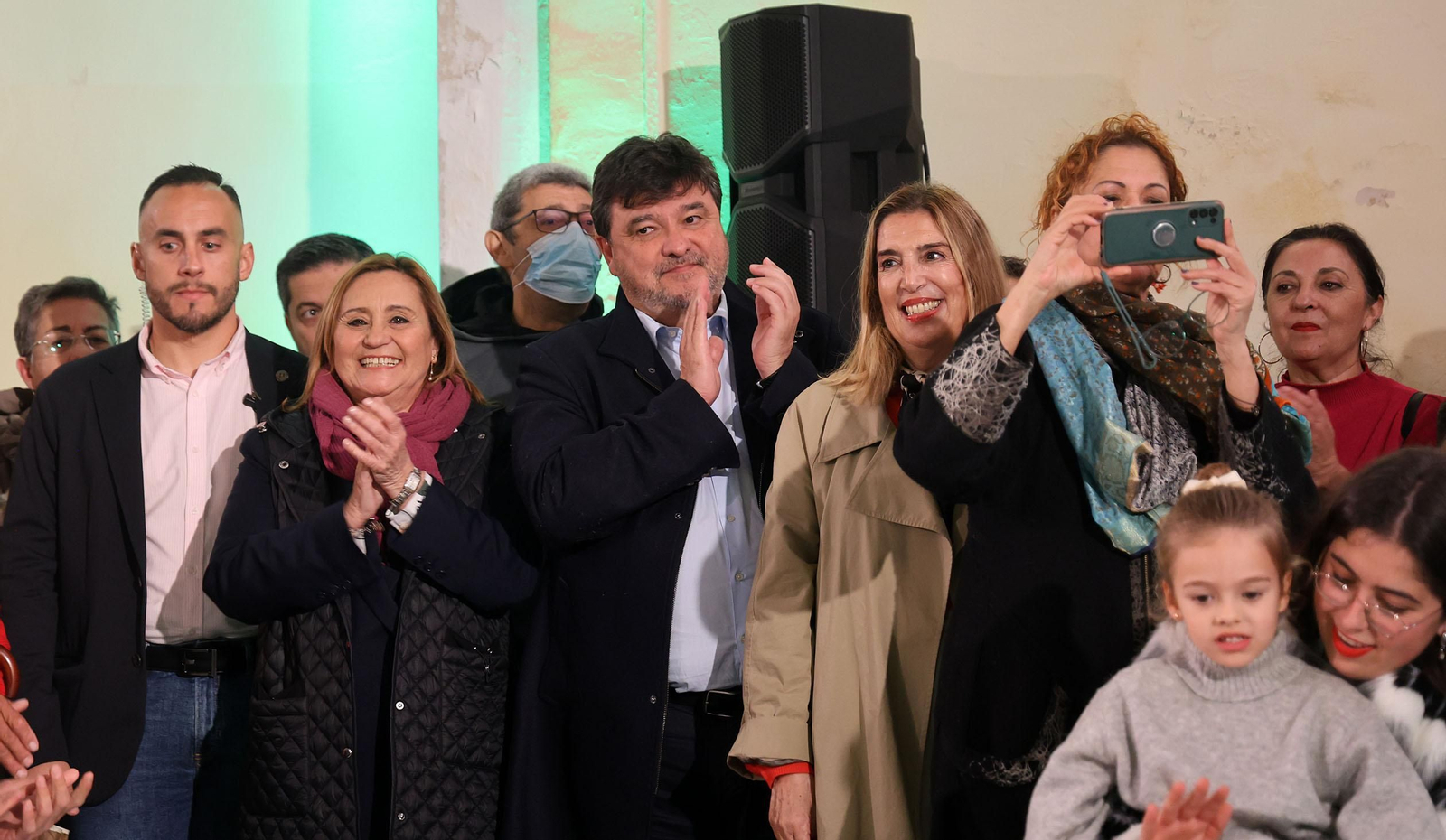 Imágenes del encuentro de María Jesús Montero con la militancia socialista en Gibraleón, Huelva