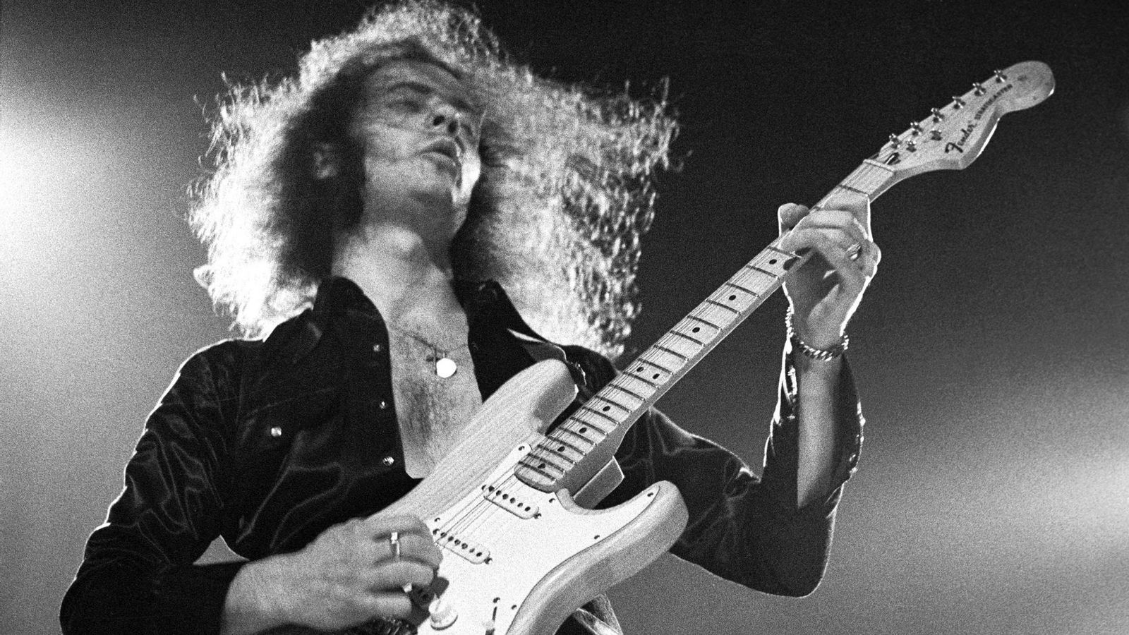 El guitarrista Ritchie Blackmore, en pleno esplendor de Deep Purple.