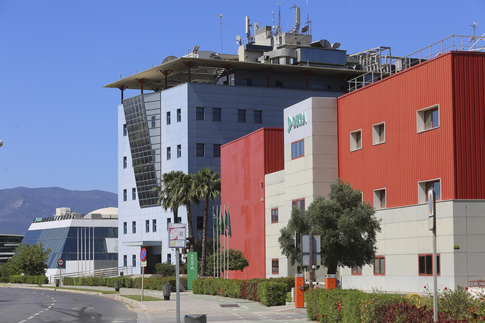Algunos de los edificios del Parque Tecnológico de Andalucía en Málaga.