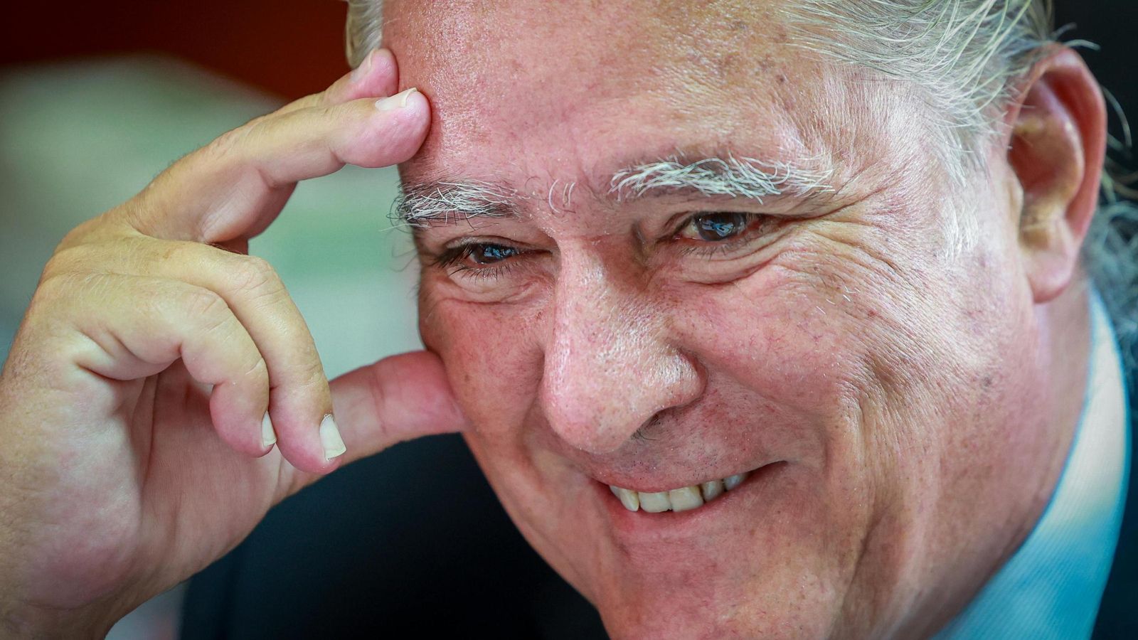 Manuel Estrella, durante la entrevista