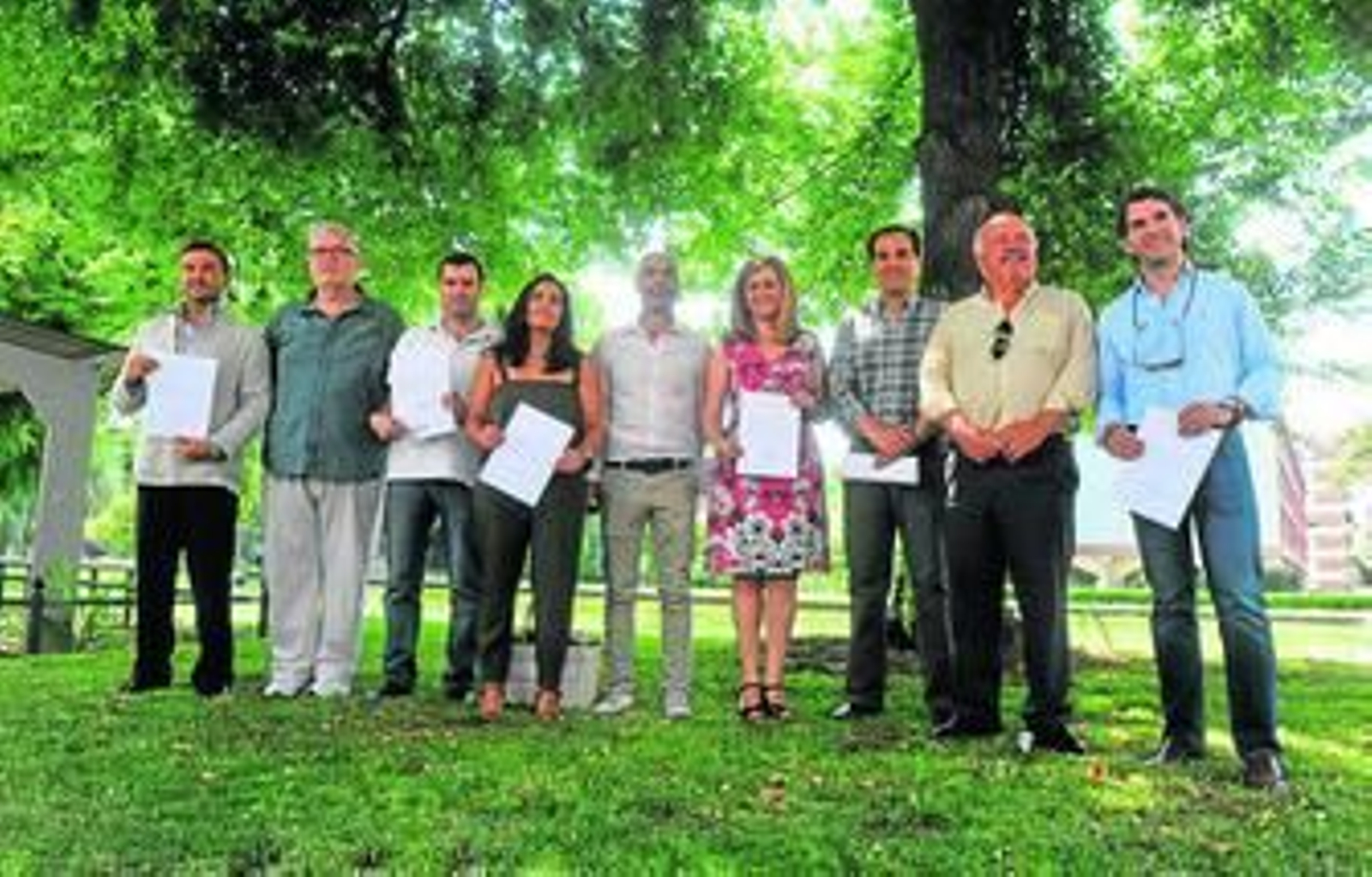 Diputados y senadores por Córdoba, ayer tras recoger sus credenciales.