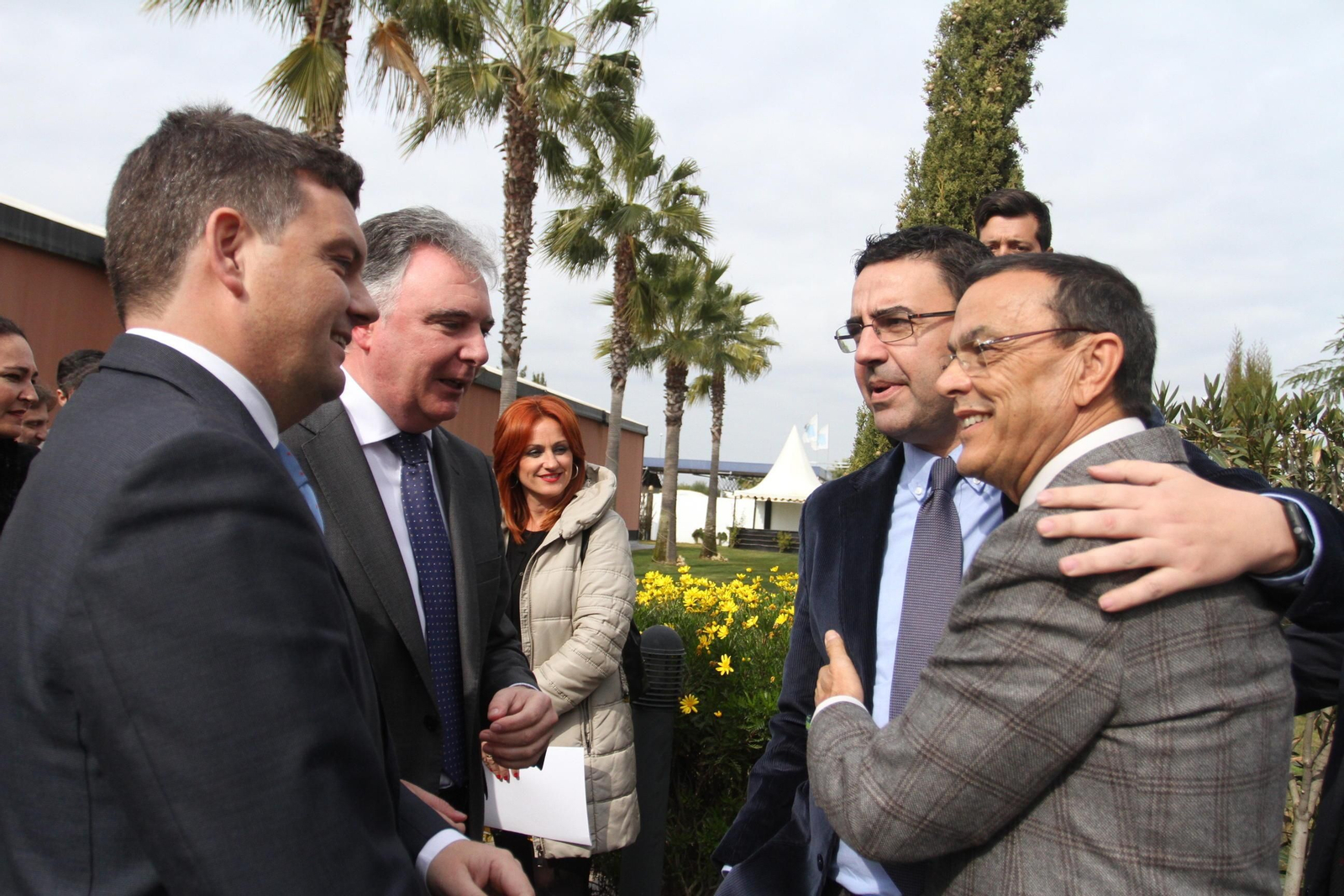 Luis Pérez-Bustamante, Francisco Romero, Mario Jiménez e Ignacio Caraballo.