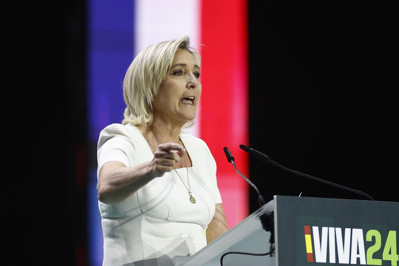 La líder ultraderechista francesa Marine Le Pen.