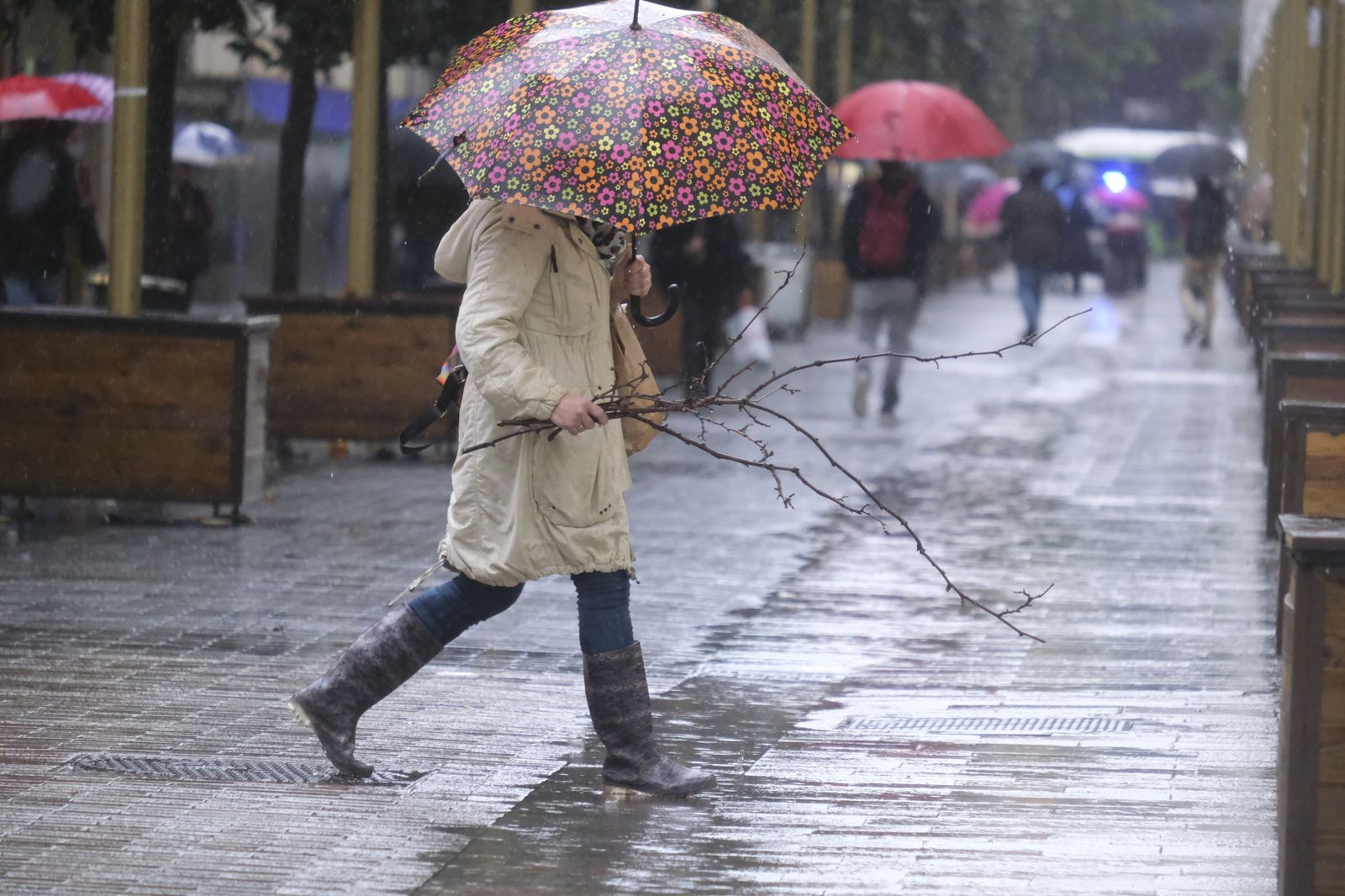 Las imágenes de la tromba de agua que ha caído en Córdoba este viernes