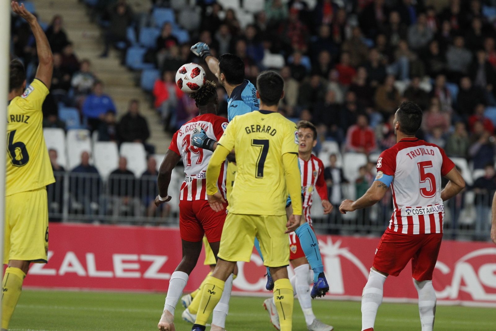 Las imágenes del UD Almería-Villarreal