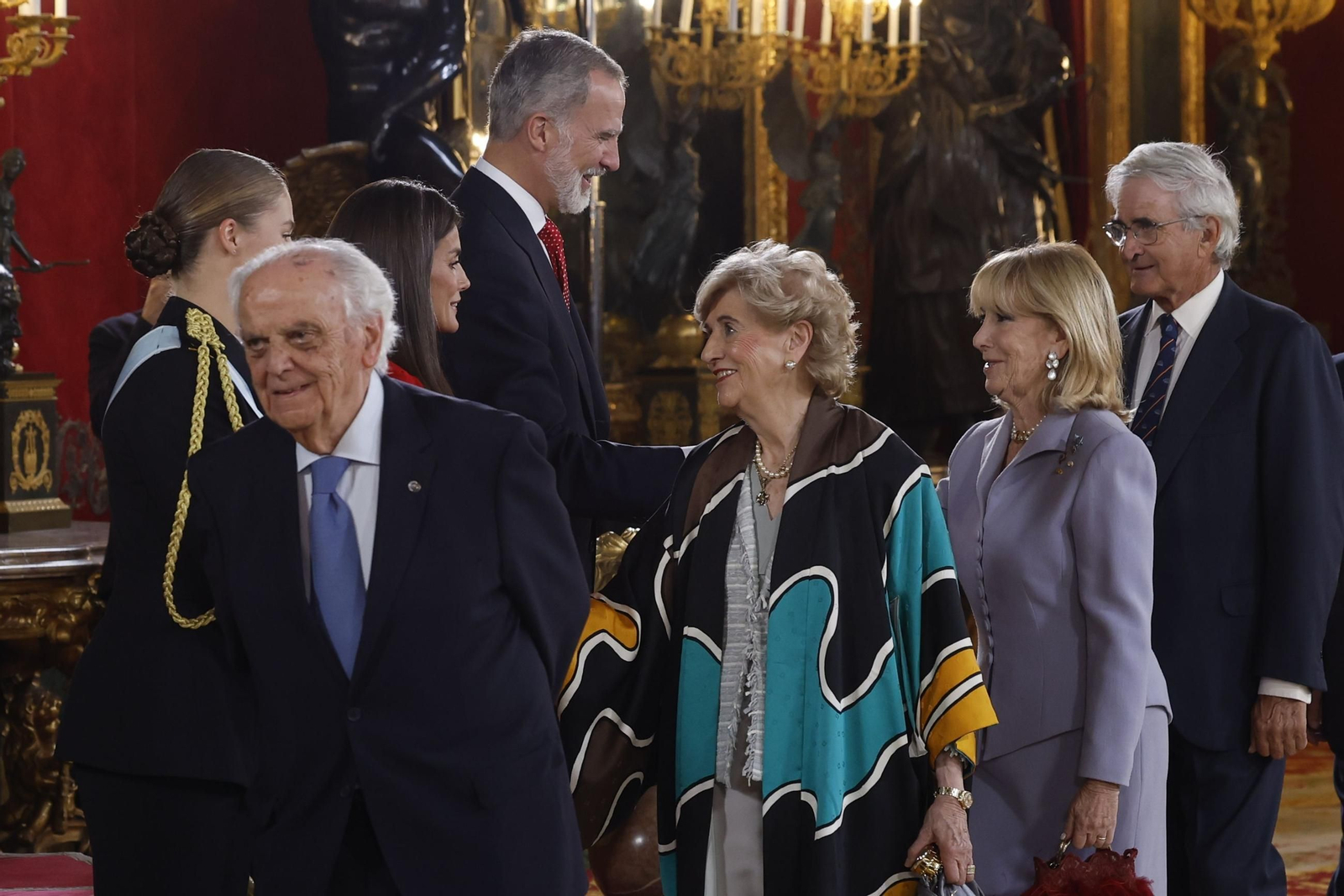 Las imágenes de la recepción de la Fiesta Nacional en el Palacio Real