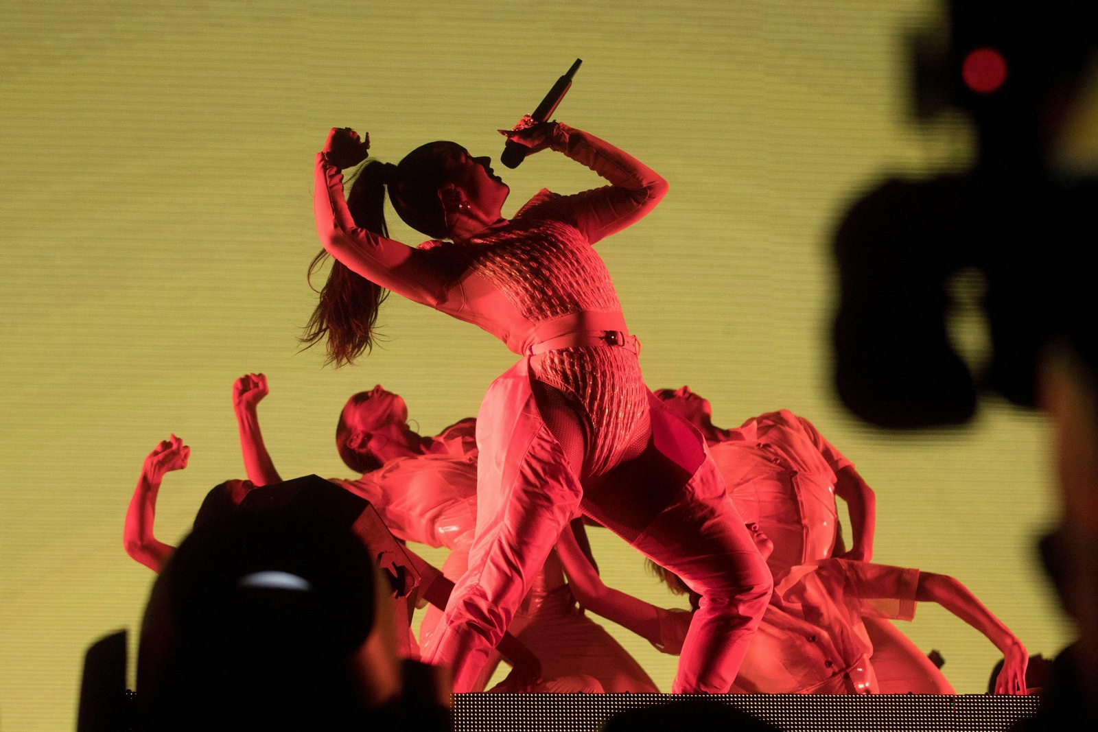 Rosalía, durante el concierto de la jornada de clausura del Primavera Sound.