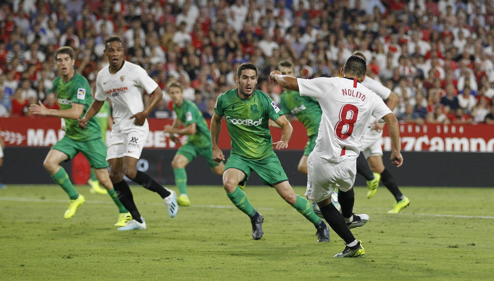 Las imágenes del Sevilla-Real Sociedad