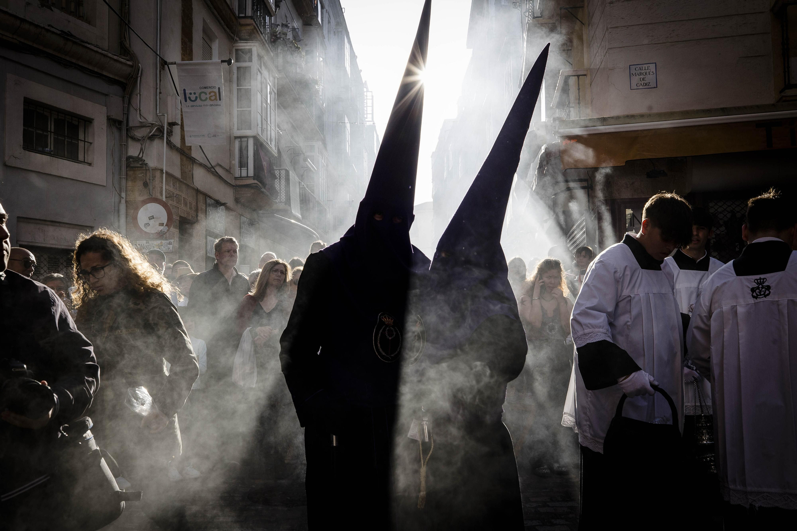 Imágenes de la cofradía de Siete Palabras en la Semana Santa de Cádiz 2023