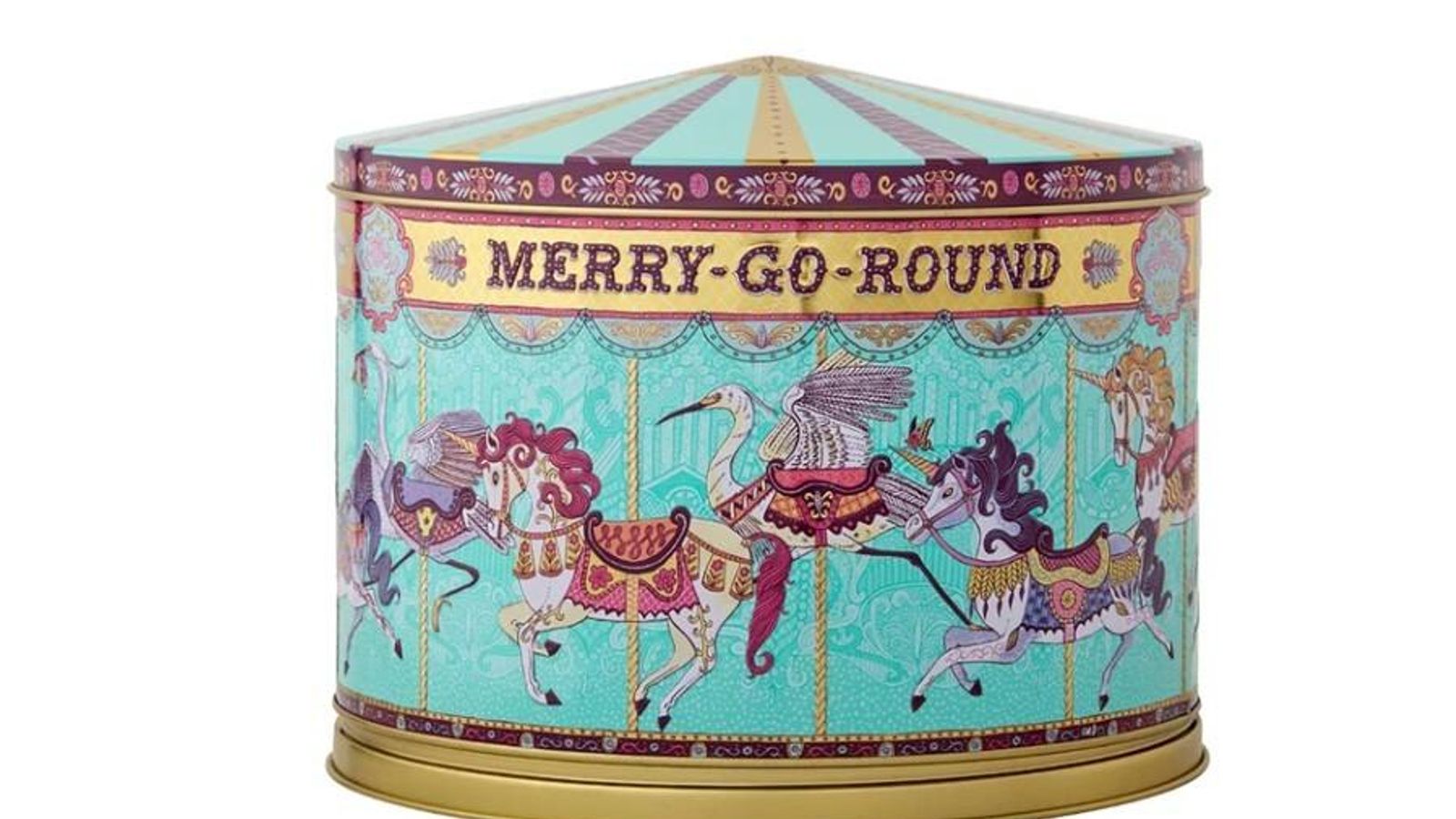 Galletas Merry Go Round musica biscuit tin de Fortnum & Manson