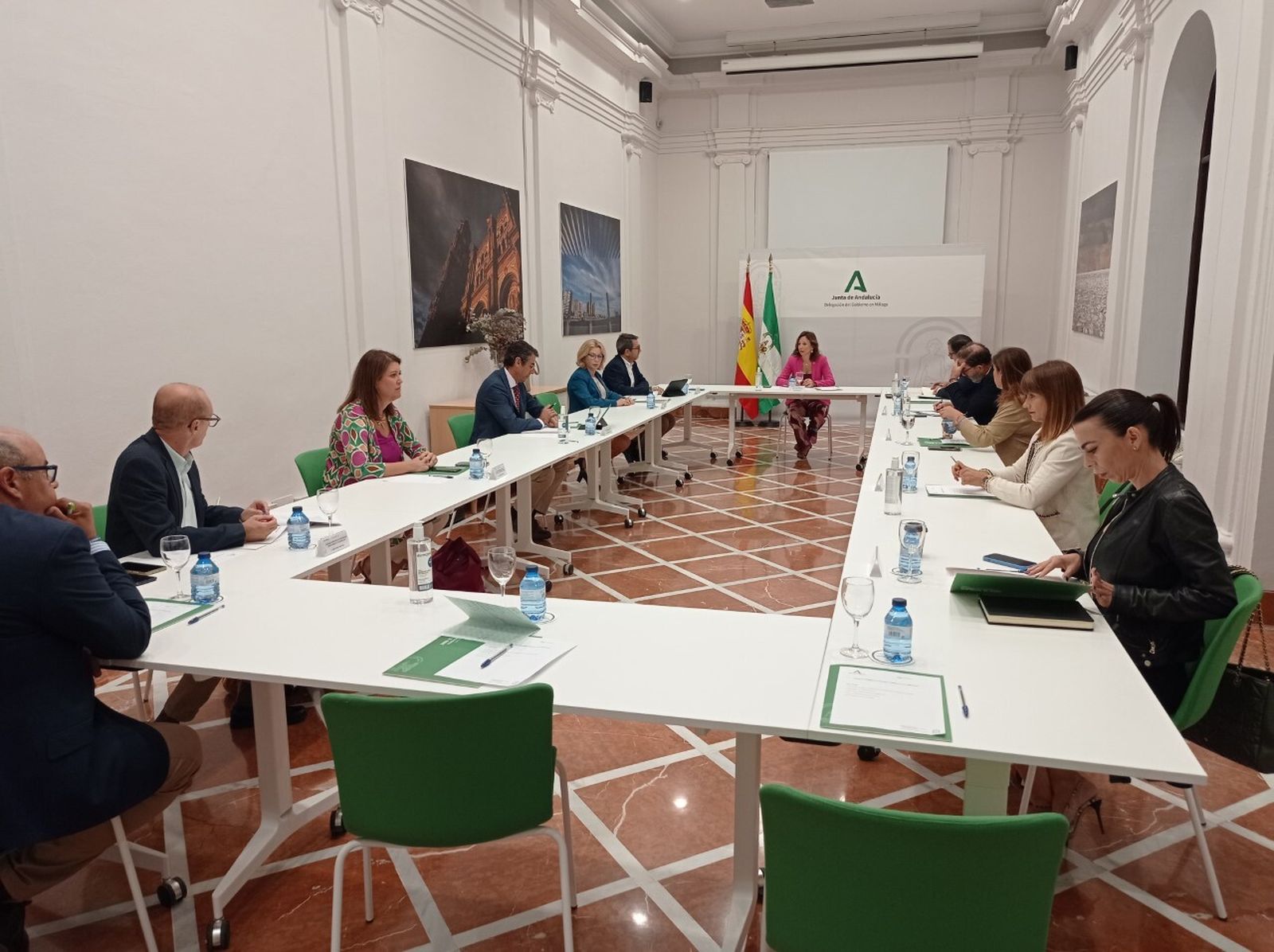 Comisión de coordinación con los delegados este miércoles.