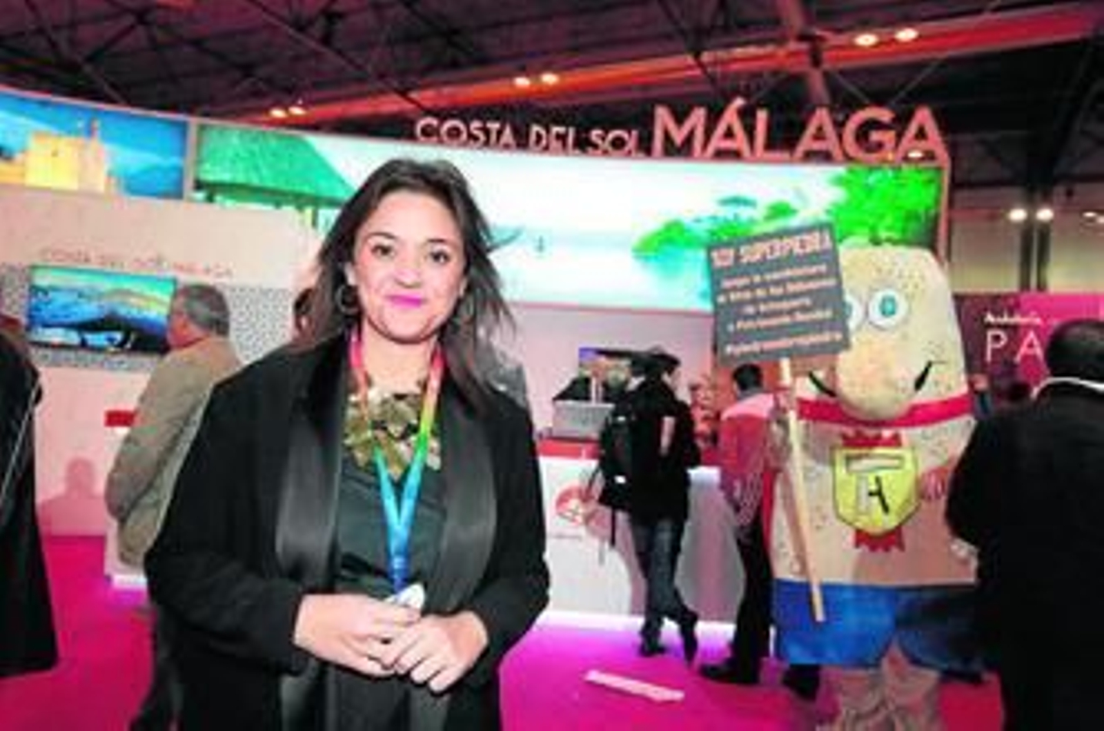 Margarita del Cid en la Feria de Turismo de Madrid (Fitur) el pasado mes de enero.