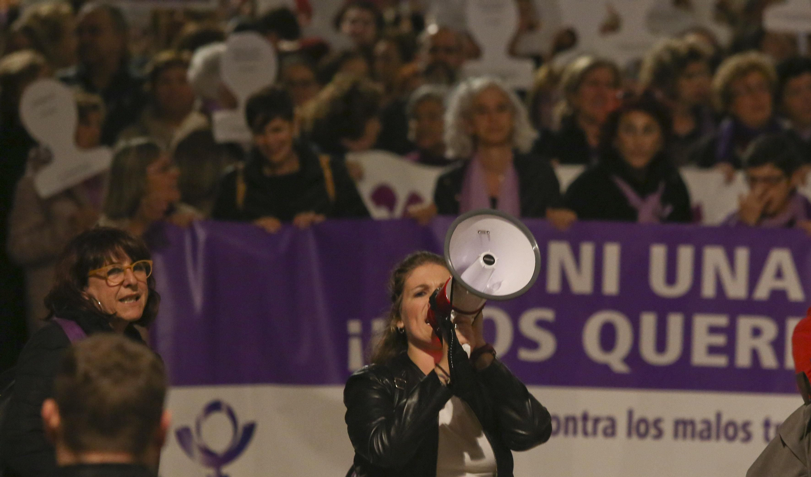 Fotos de la manifestación del 25N contra la violencia de género en Málaga