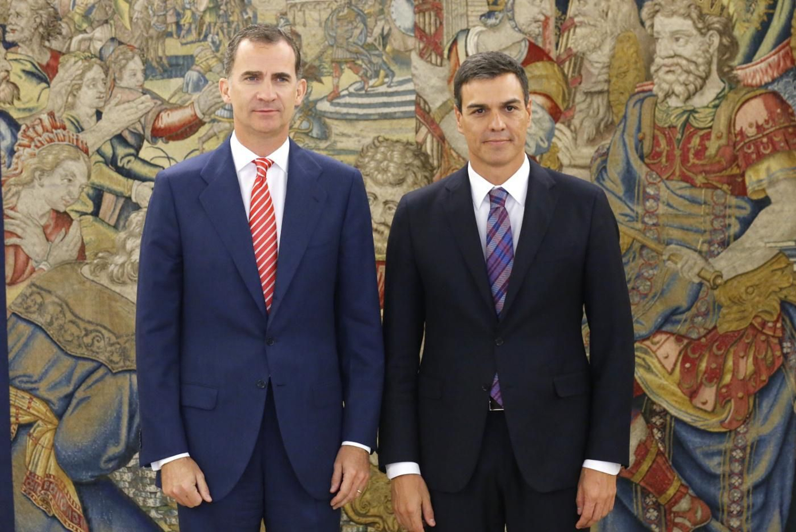 Felipe VI y Pedro Sánchez