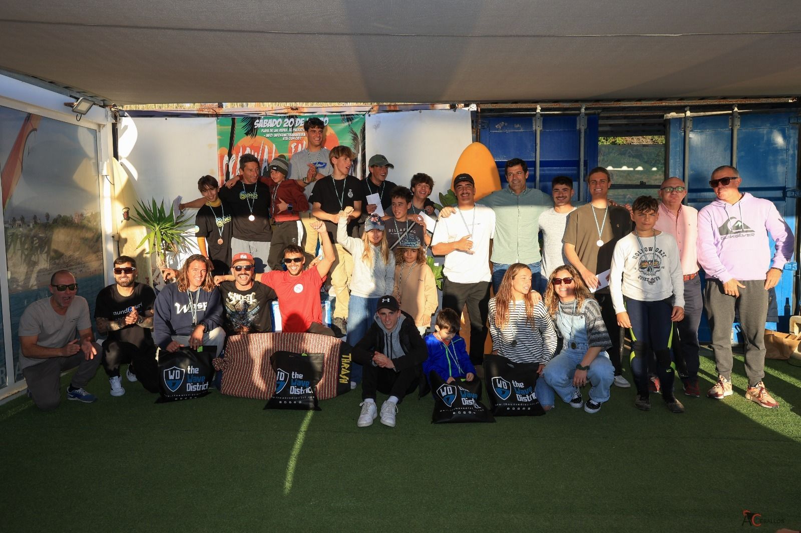 Una imagen de los participantes en el festival Enredados.