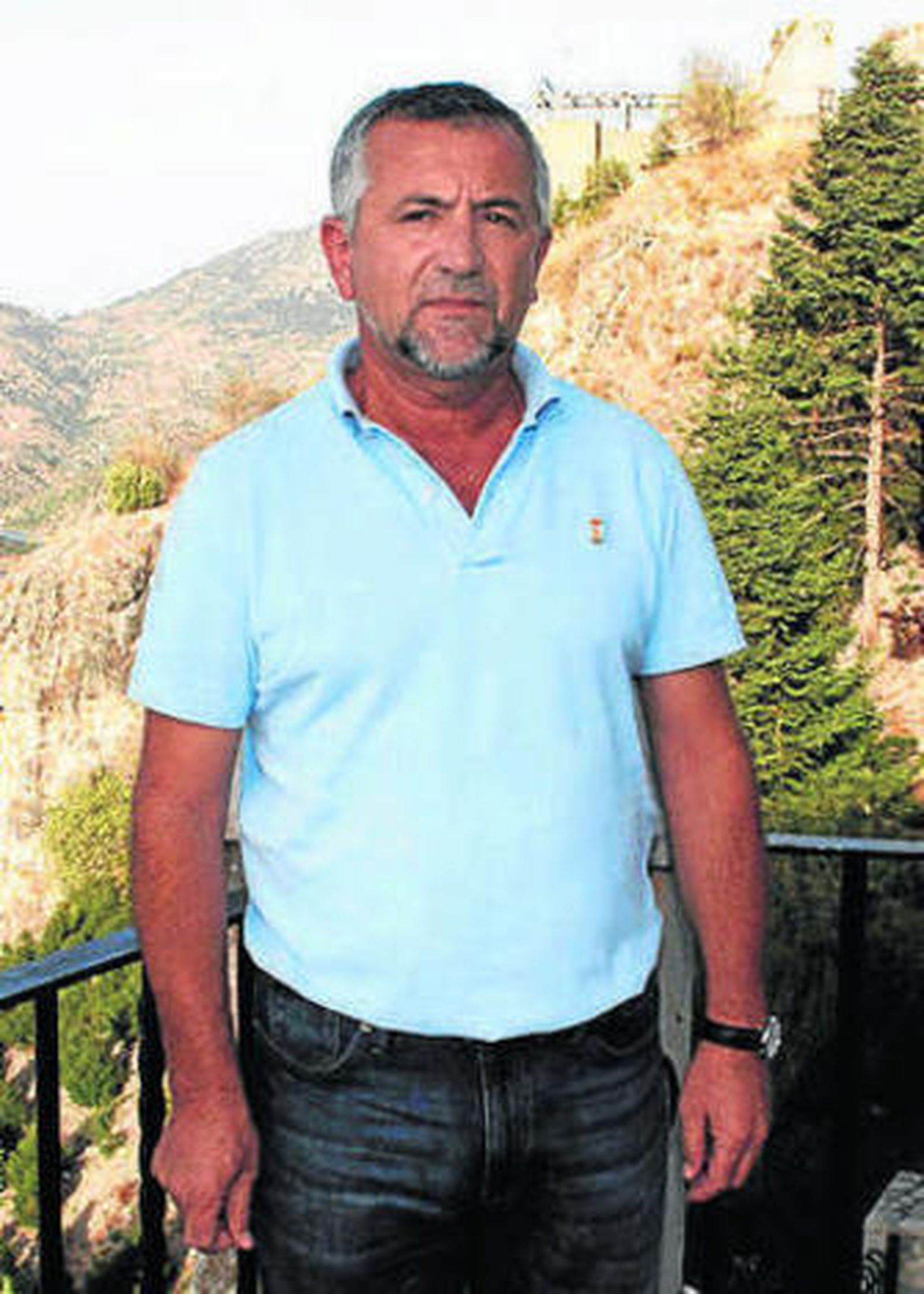 El alcalde de Zahara, Juan Nieto.