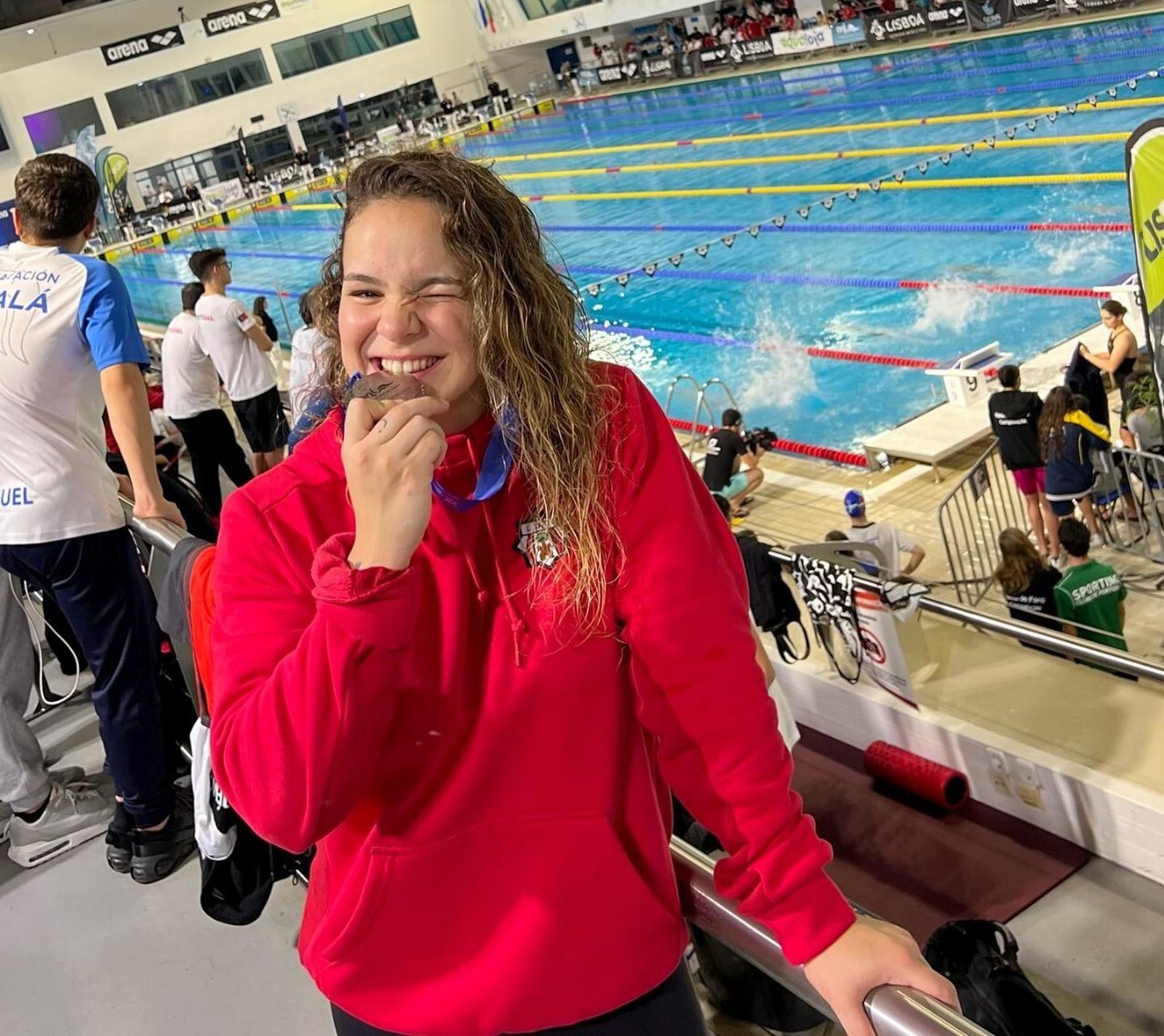 La nadadora torremolinense Carmen Balbuena.