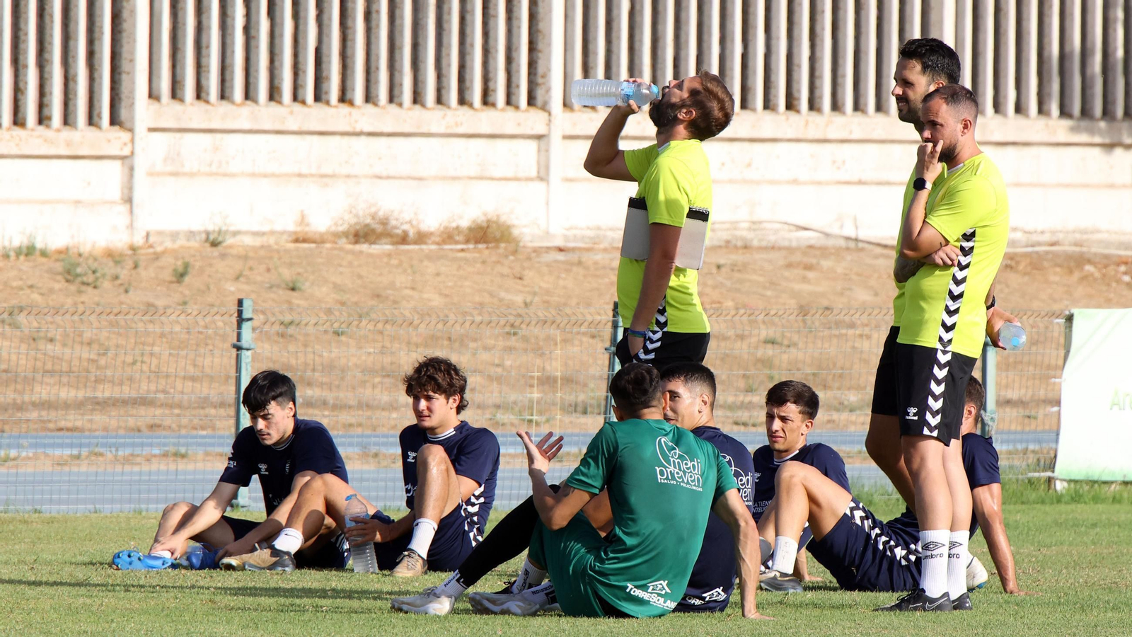Imágenes del entrenamiento del Xerez DFC en el 'Pepe Ravelo' de Chapín