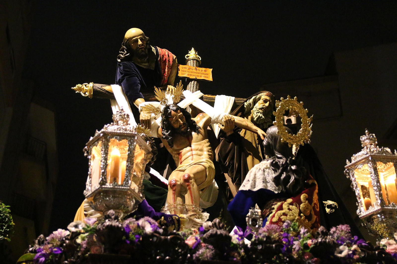 La procesión del Silencio de Almería, en imágenes