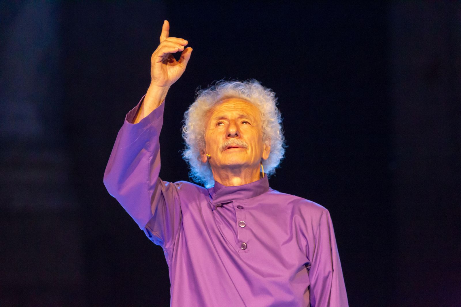 Rafael Álvarez, ‘El Brujo’, en un momento de la representación de su nuevo espectáculo.