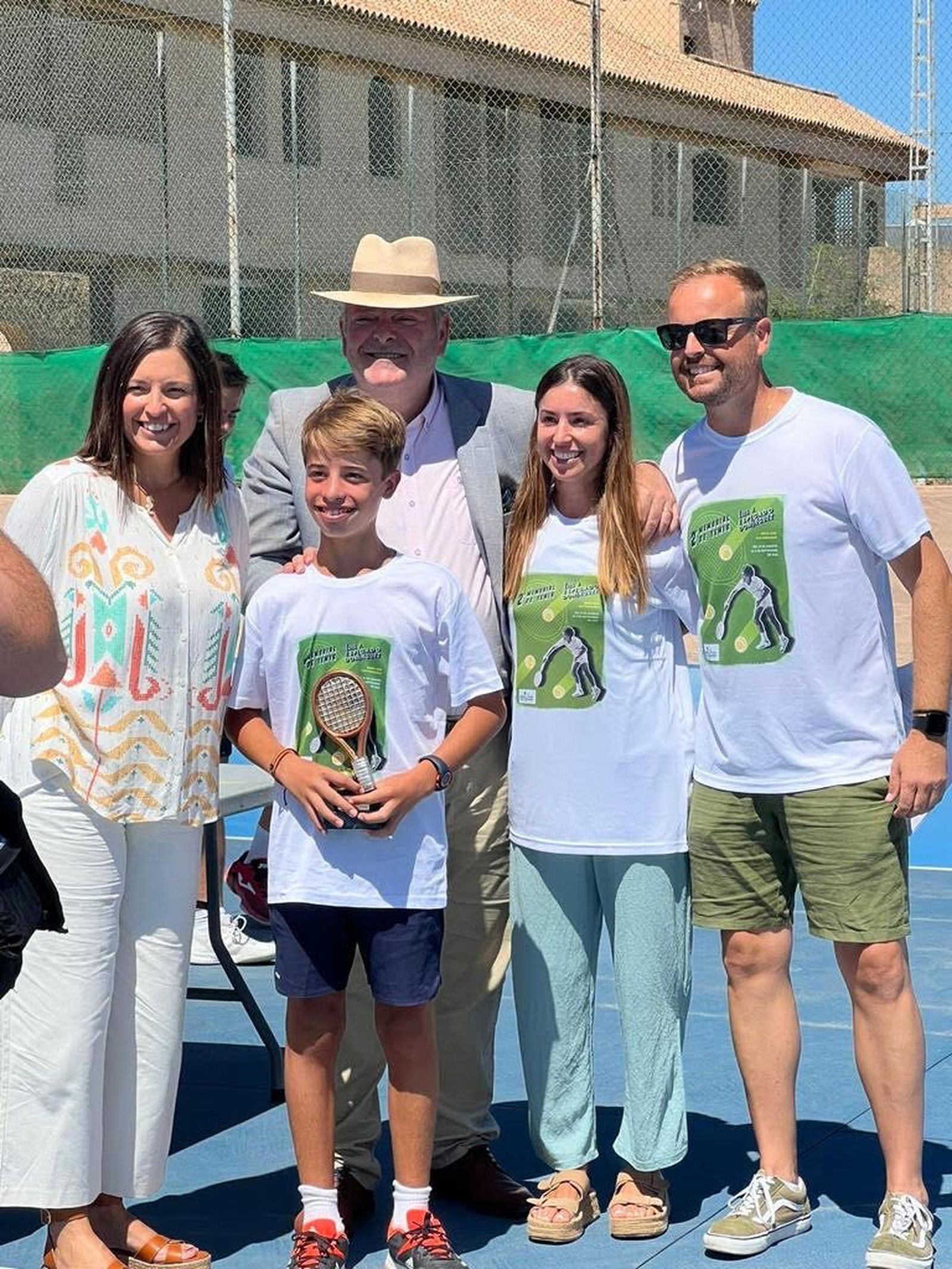 Foto de familia en la entrega de premios.
