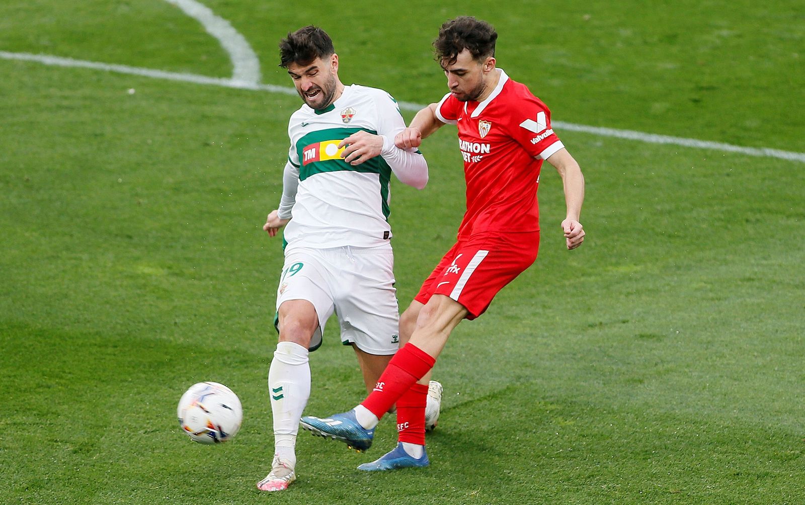 Las imágenes del Elche-Sevilla