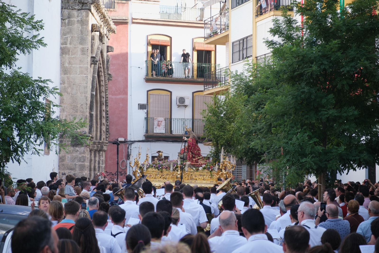 La procesión de la Divina Pastora de Capuchinos, en imágenes