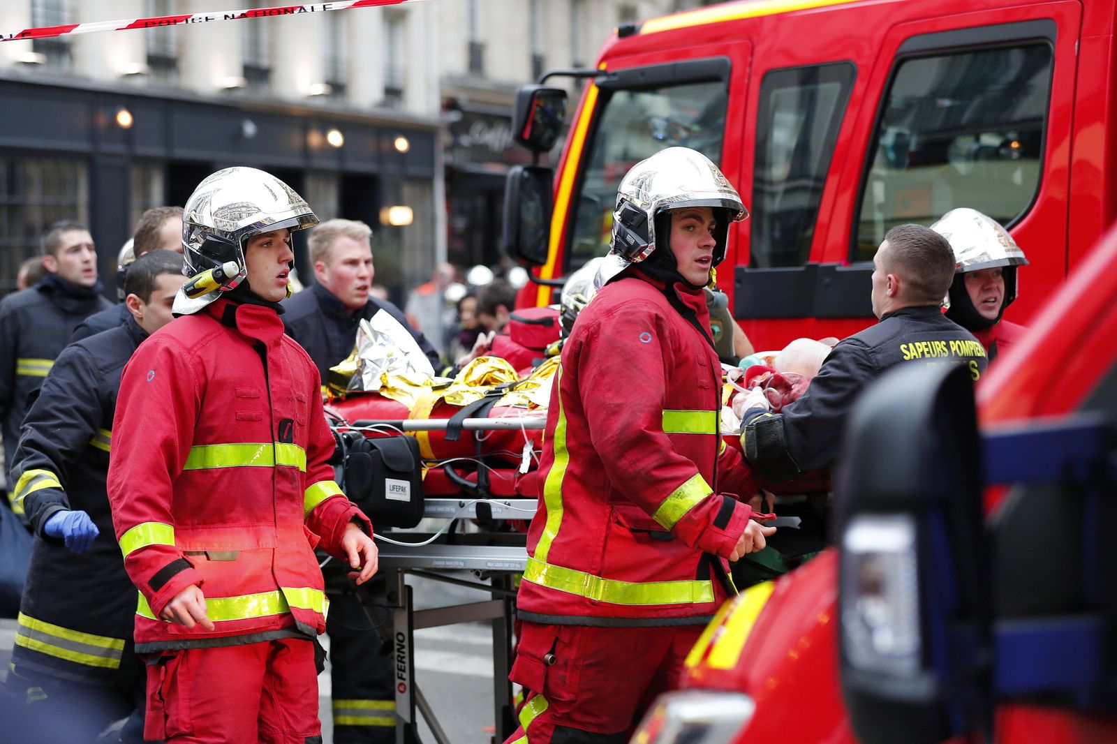 Las imágenes de la explosión de gas en París
