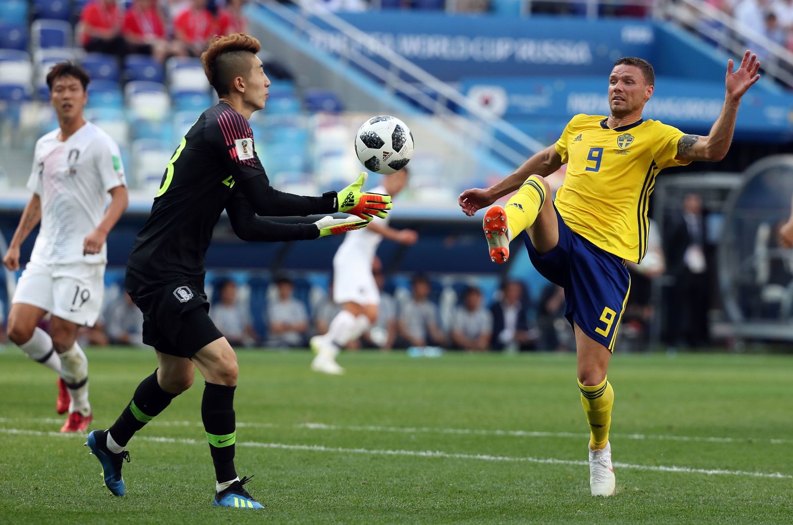 Las imágenes del Suecia-Corea del Sur