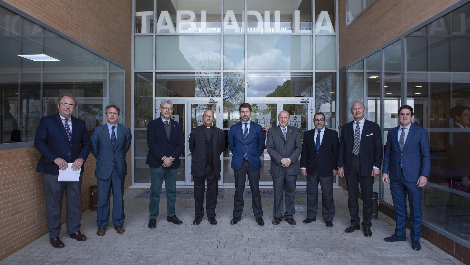 Carlos Navarro Antolín. Manuel Ramírez, Antonio Vera, don Luis Gaisse, Pedro Abascal, Eduardo de Andrés, Víctor Padilla, Ignacio Soro y Luis Fernando Rodríguez  Carrillo.