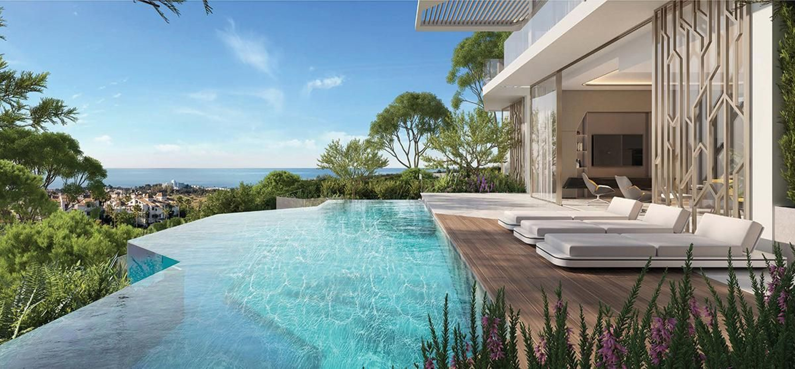 Una vivienda de lujo en Marbella.