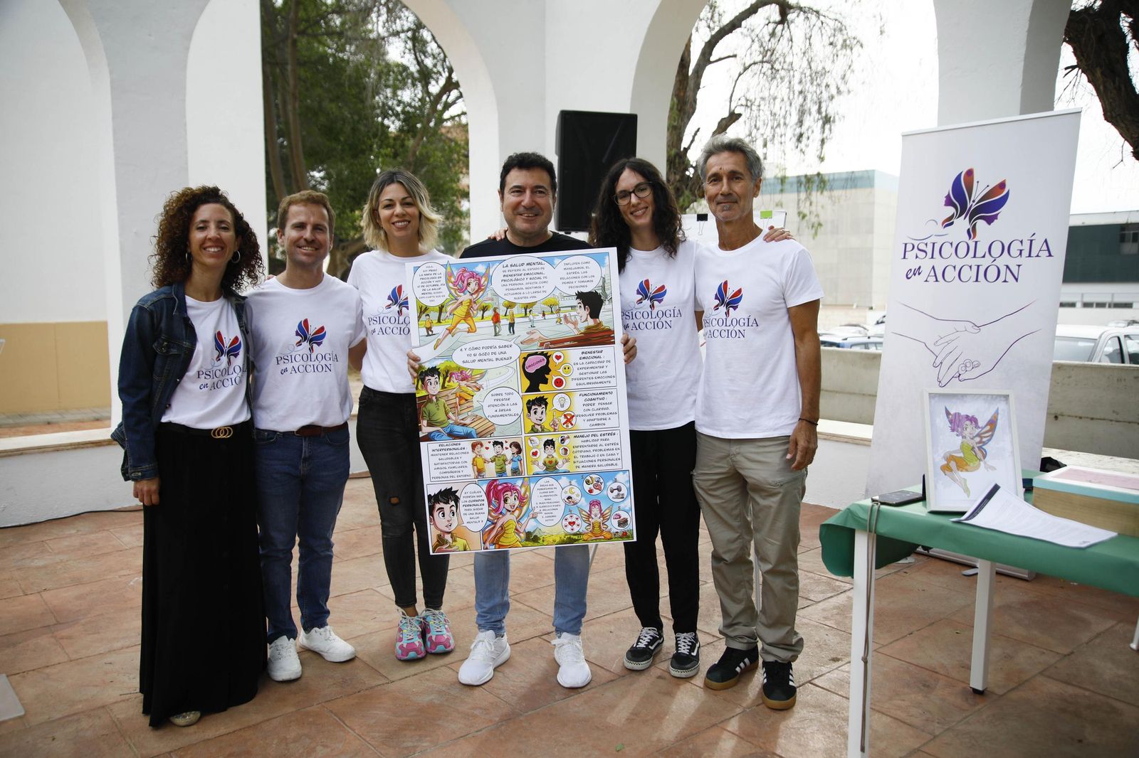 Las imágenes del "Día mundial de la salud mental" en Almería