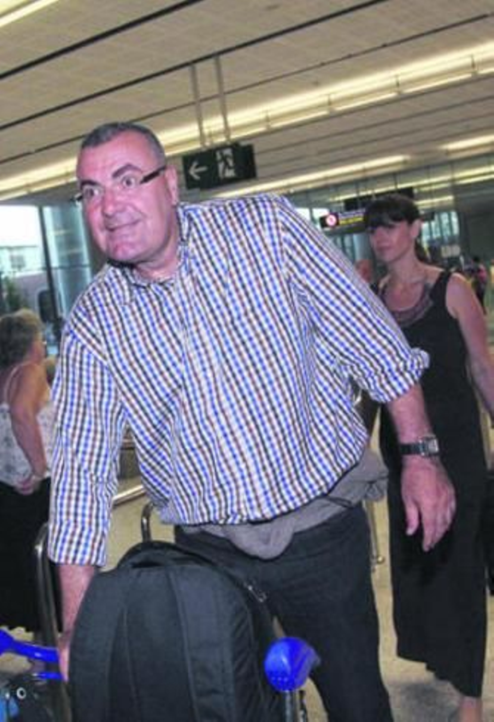 Jasmin Repesa, nada más llegar el lunes a Málaga.