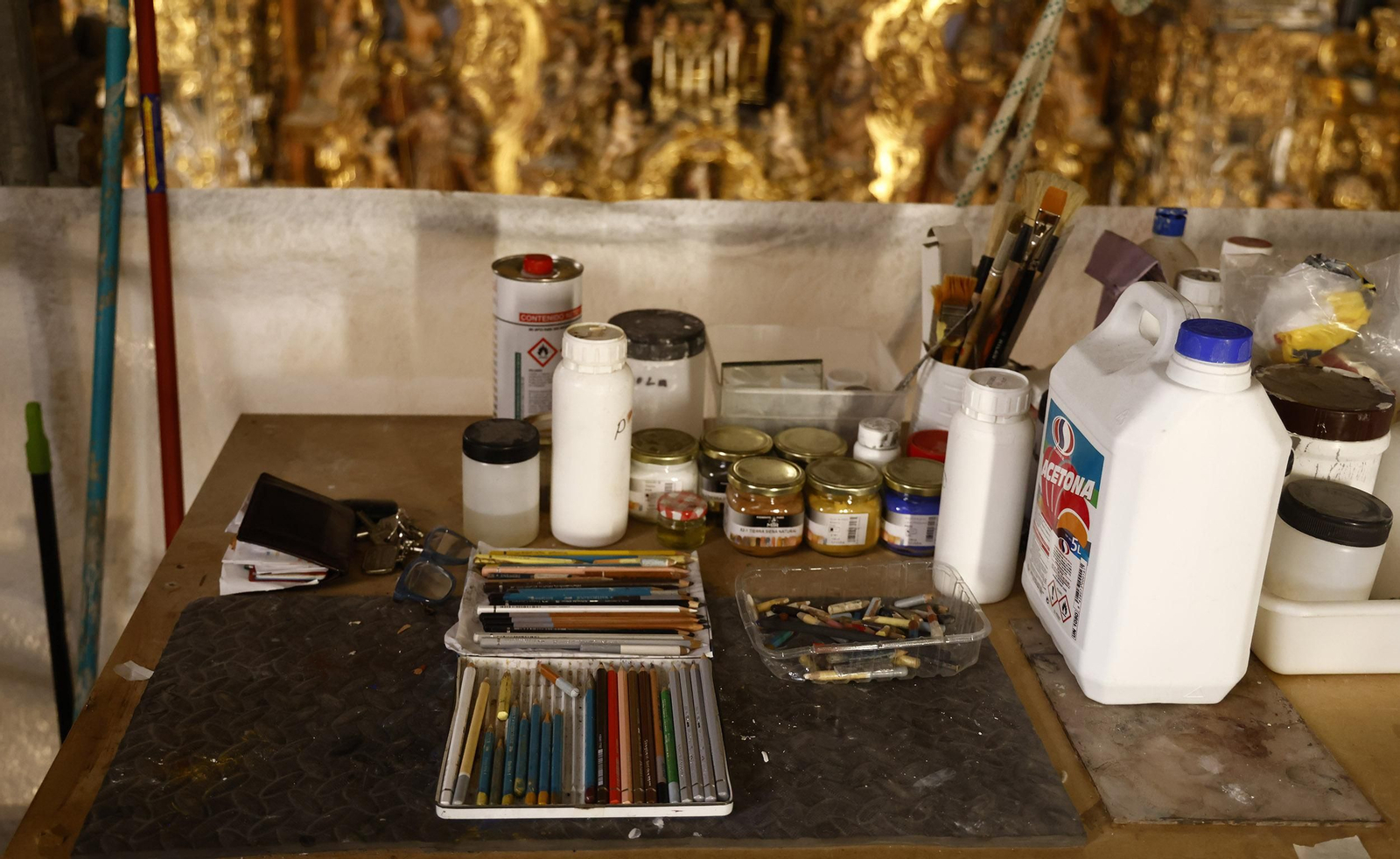 Las imágenes de la restauración de la capillita de San José