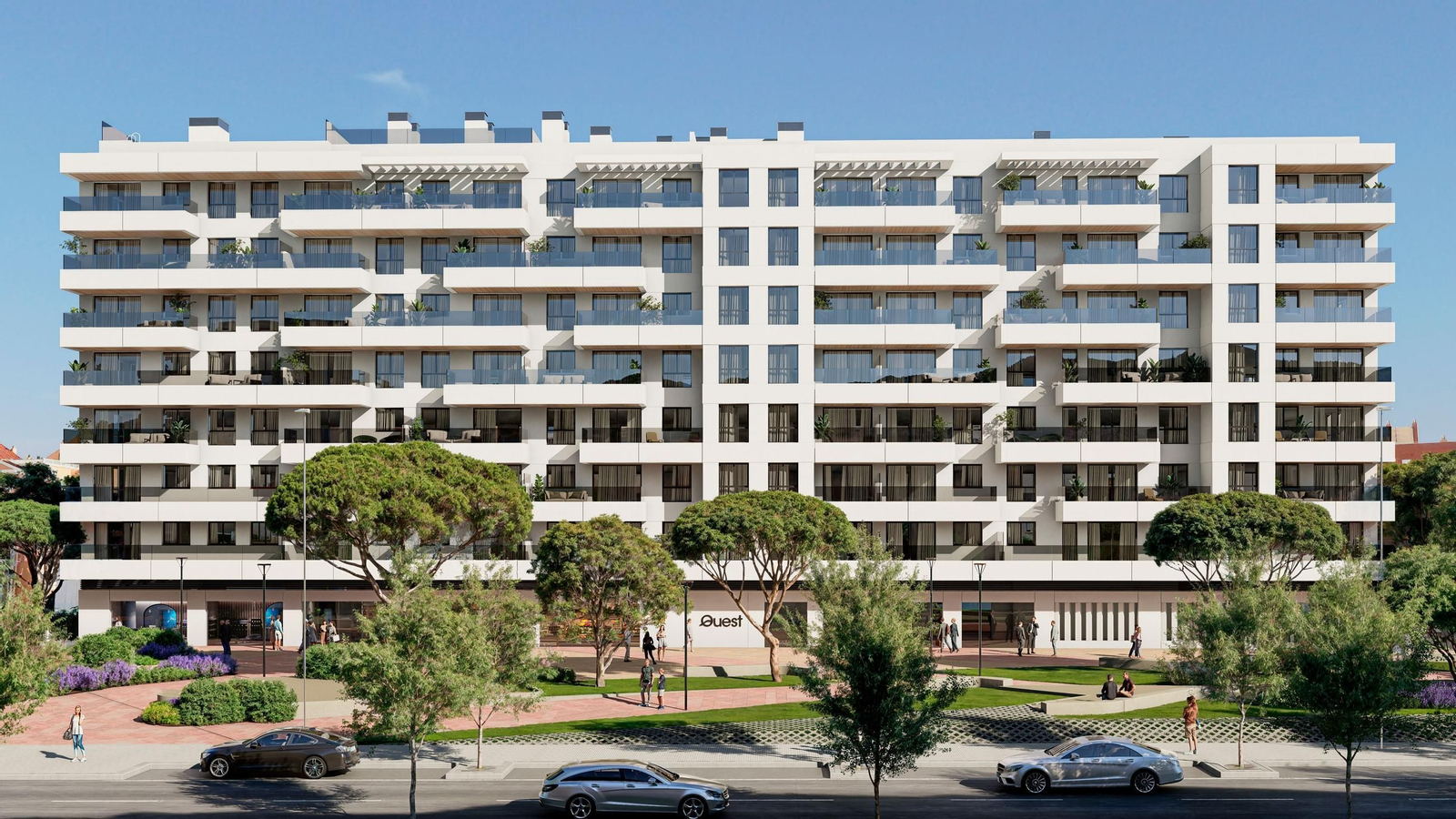 Edificio que se proyecta en la parcela de Portillo. Edificio que se proyecta en la parcela de Portillo.