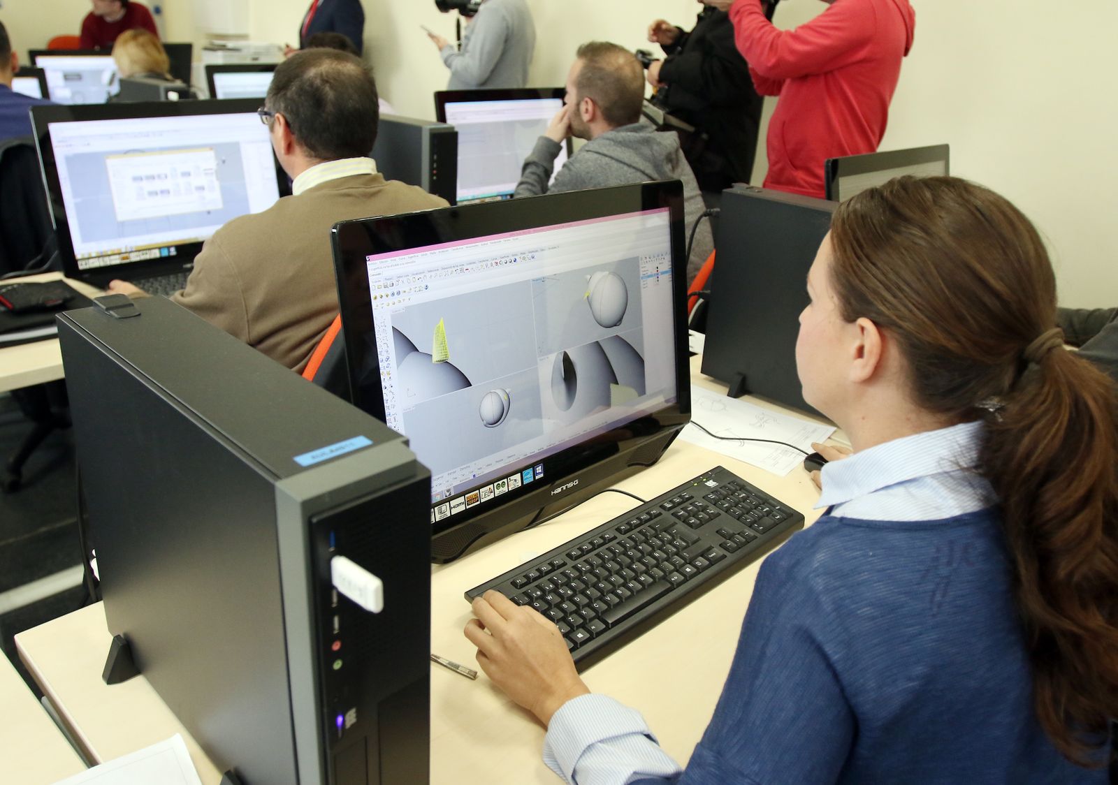 Una imagen de recurso de personas en un curso de formación.