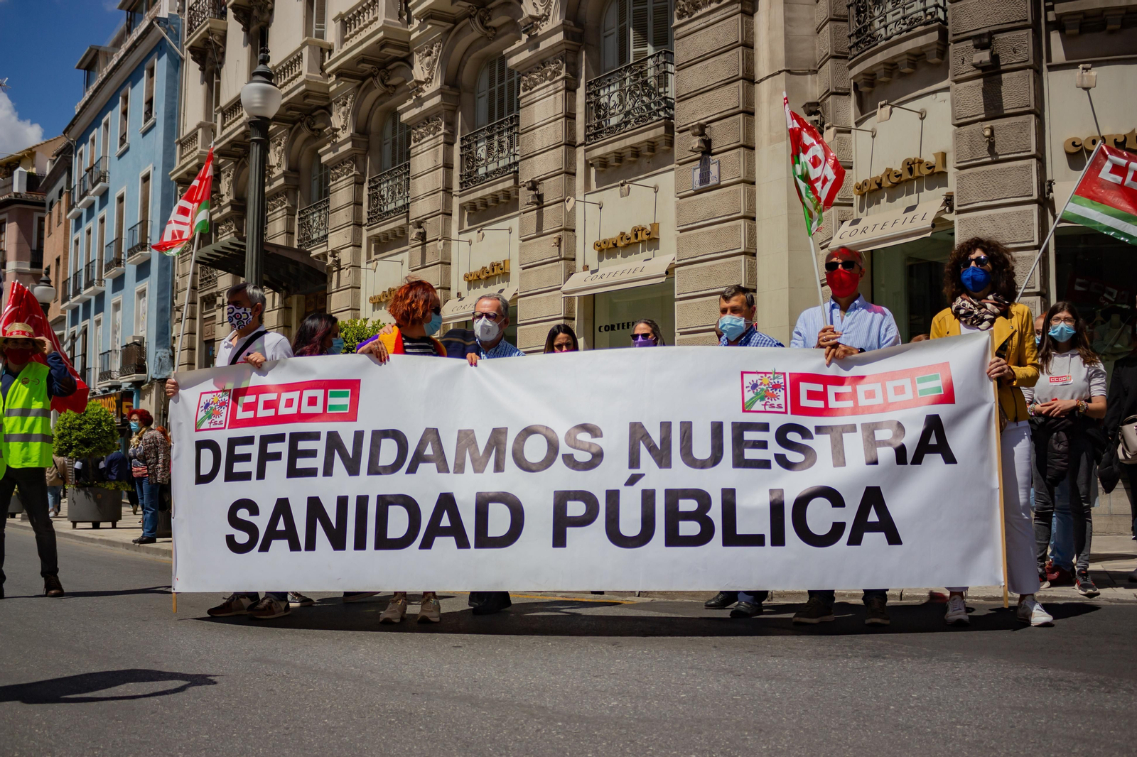Fotos: Manifestación del 1º de Mayo en Granada