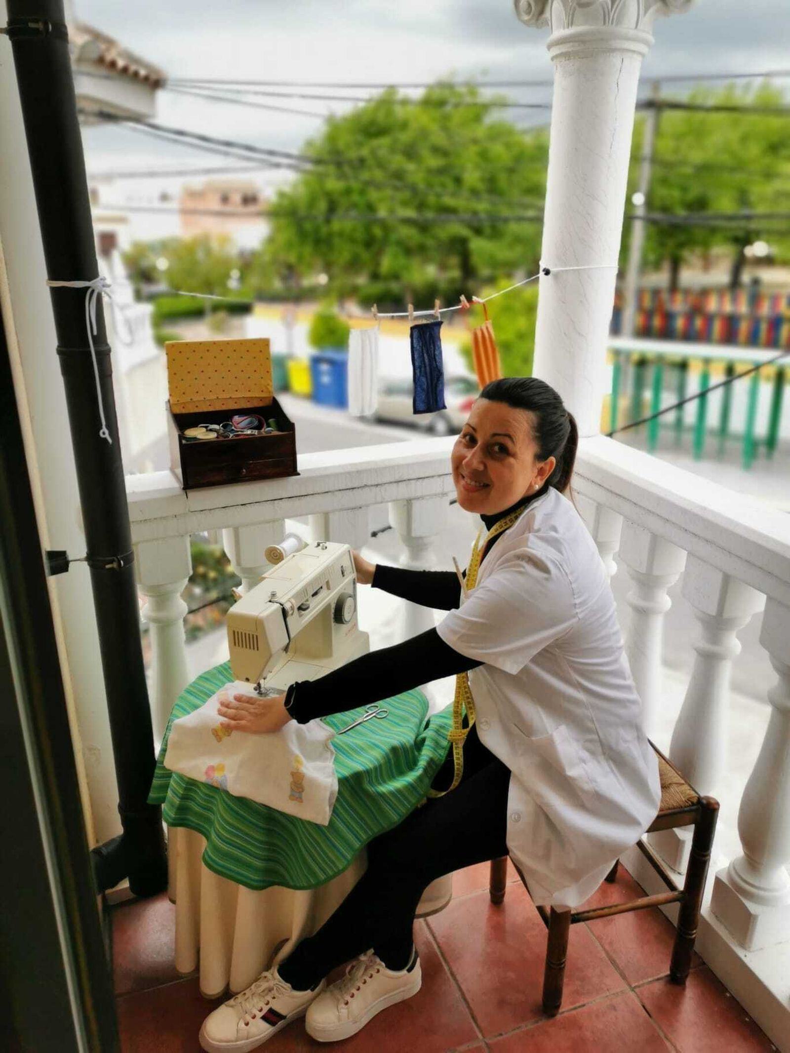 Las fotografías del "balcón mágico" de Chiqui