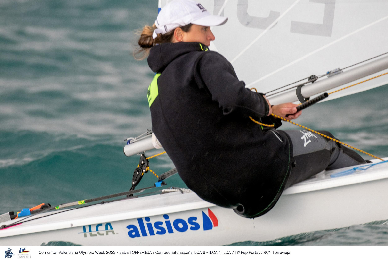Ana Moncada, campeona de España de la clase olímpica ILCA 6.