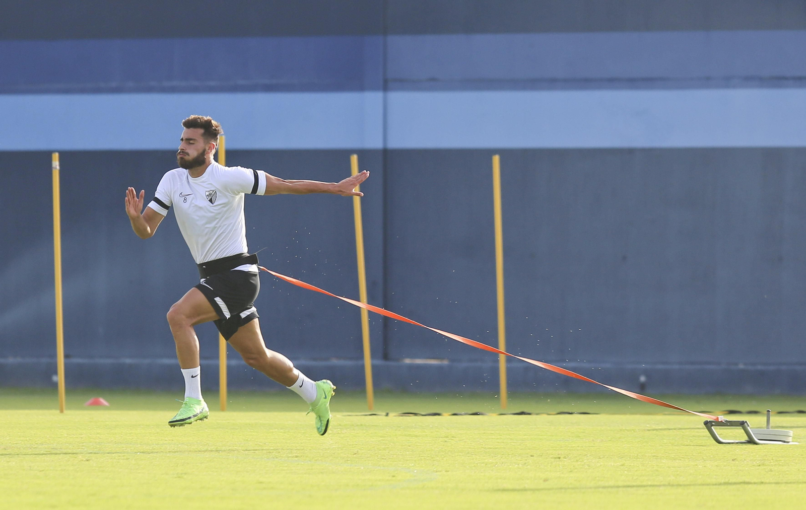 Luis Muñoz, en un entrenamiento.