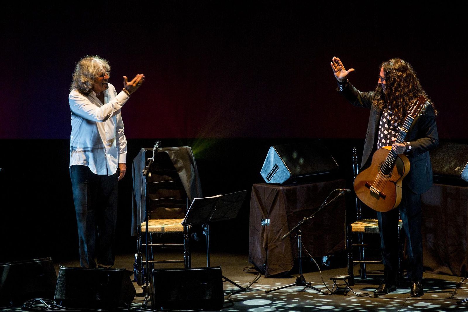 José Mercé y Tomatito en su concierto en el Festival Flamenco On Fire de Pamplona
