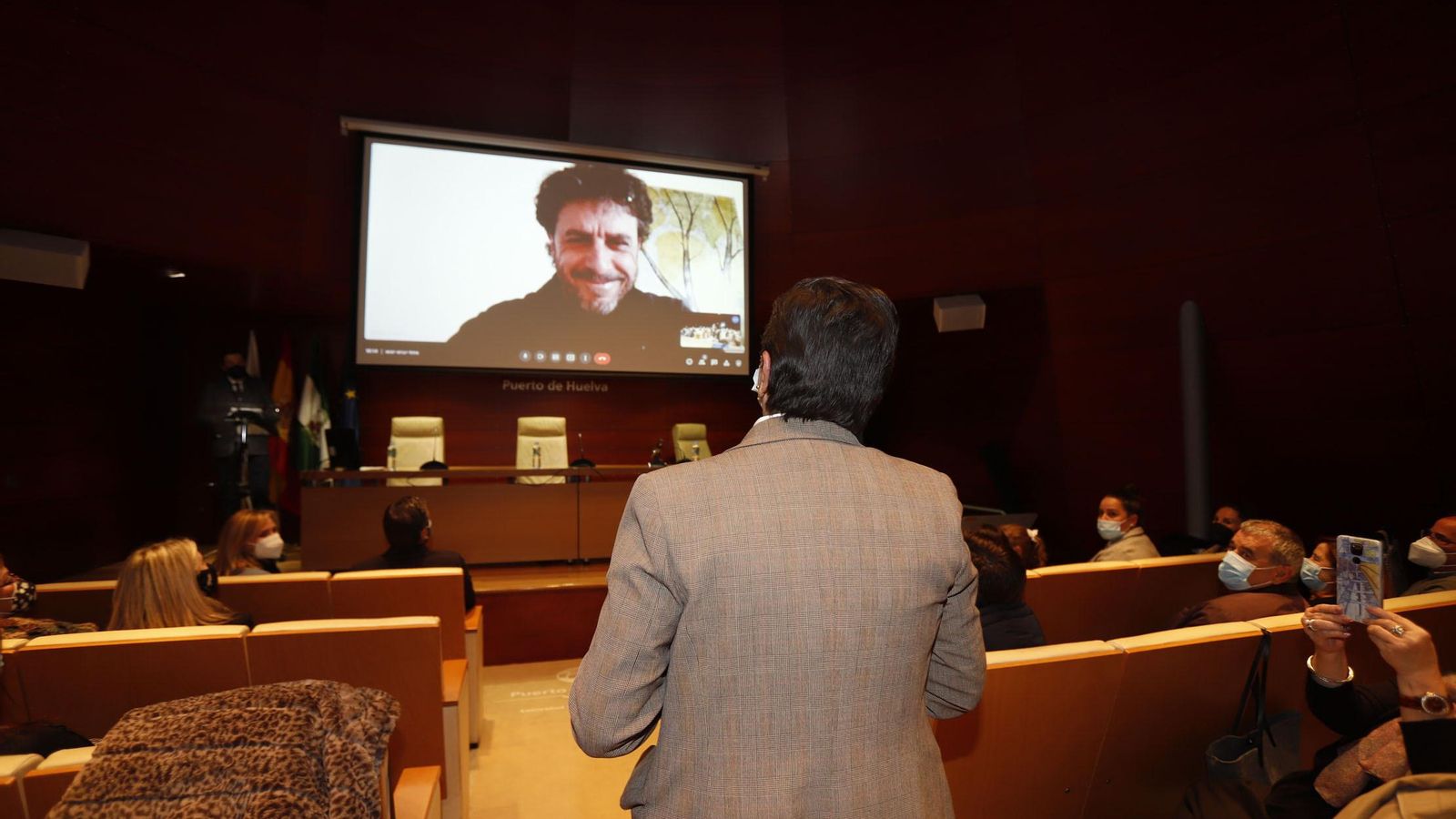 Entrega del premio Ángel Serradilla a Emilio Morenatti.