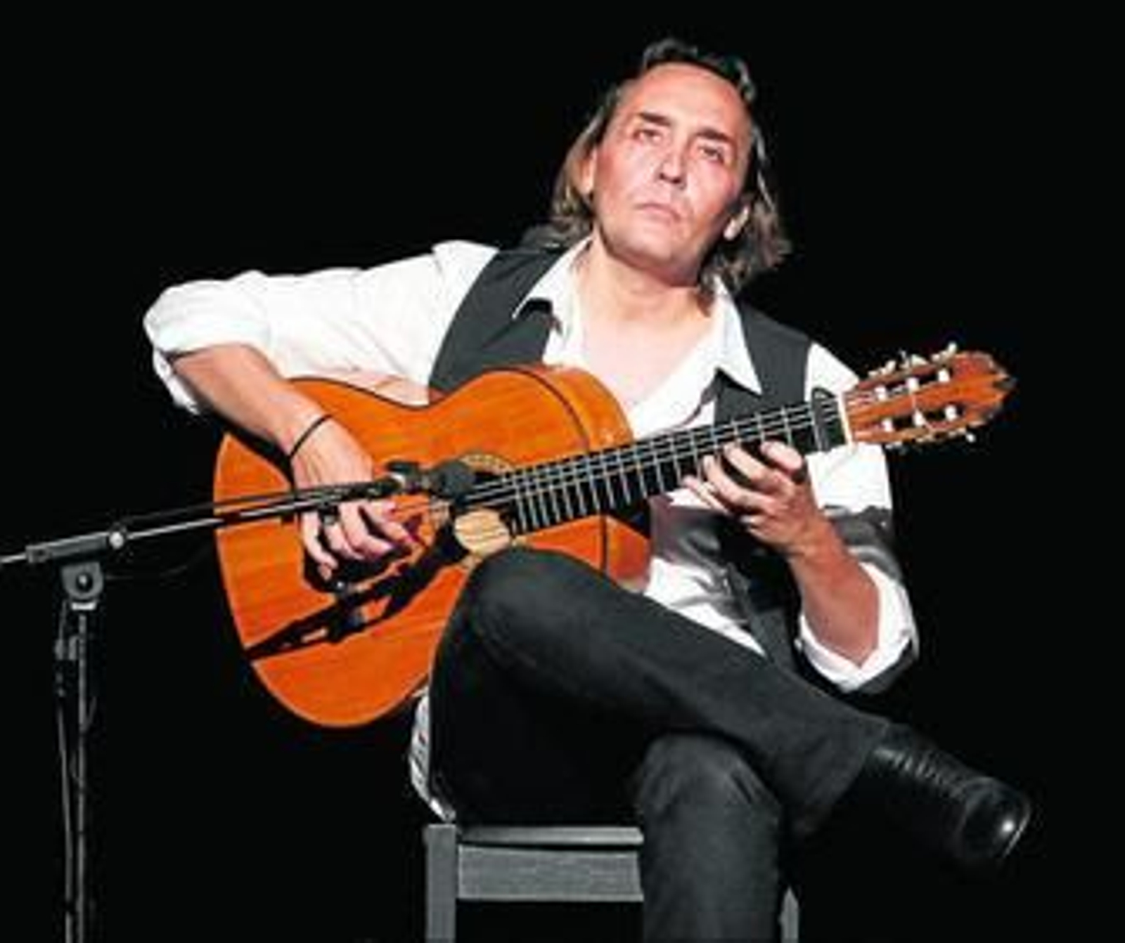 Vicente Amigo, en un recital en Granada el pasado mes de junio.