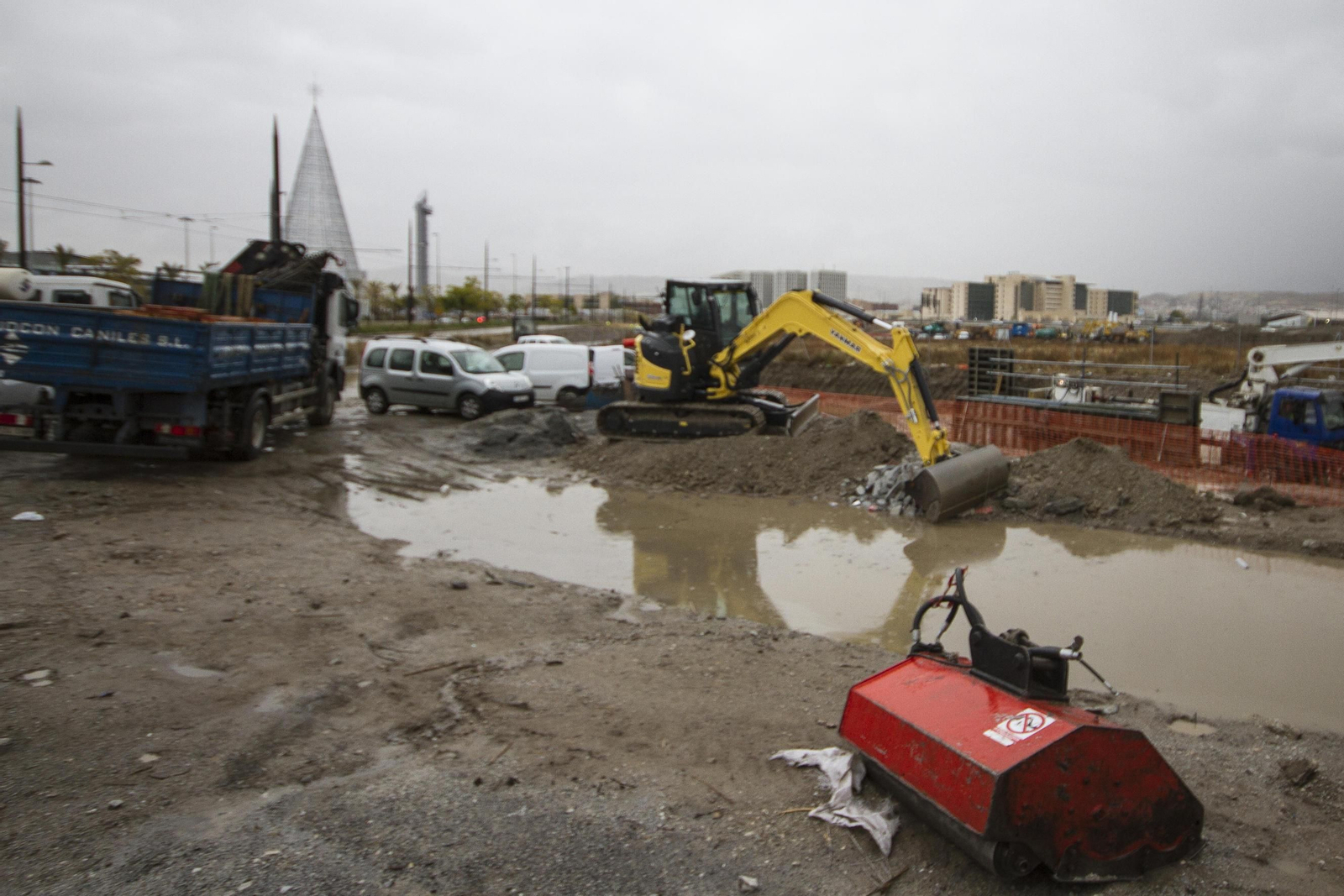 Imágenes de la lluvia en Granada