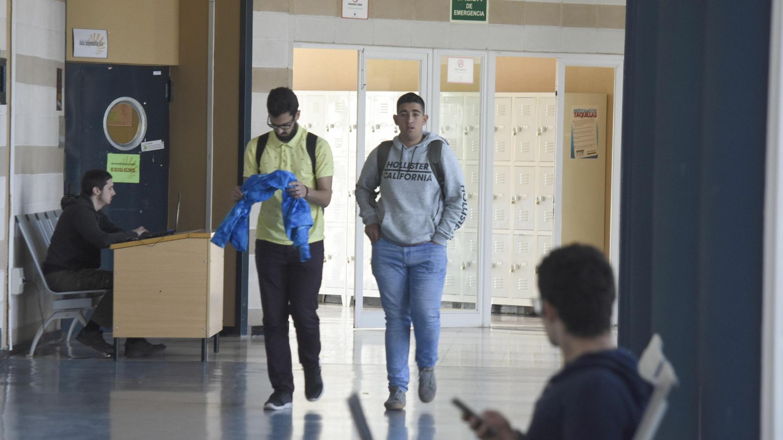 Alumnos de la UCO en el Campus de Rabanales